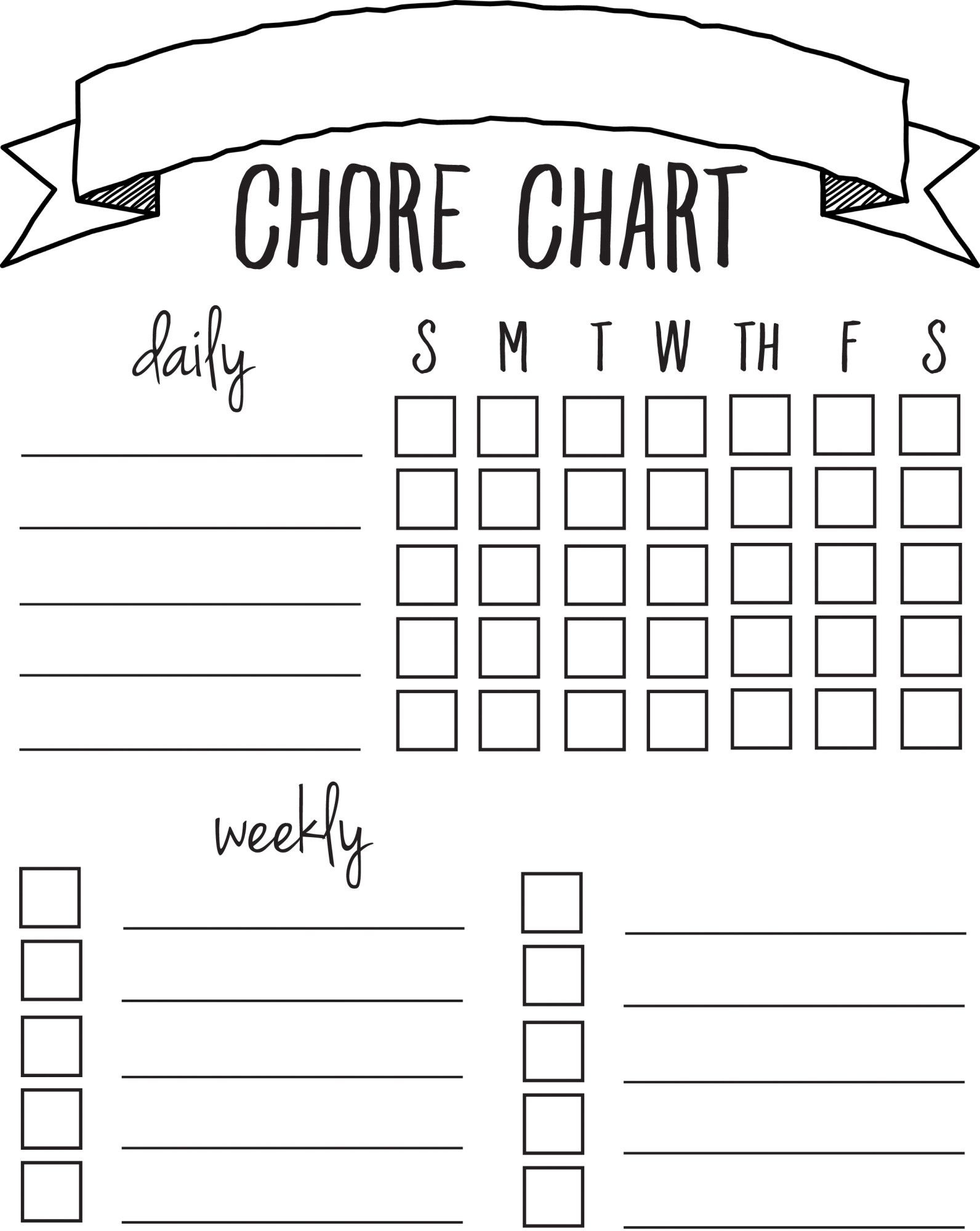 10 Best Printable Weekly Chore Chart Pdf For Free At Vrogue co