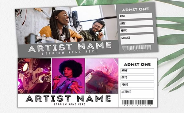 22 Best Concert Ticket Templates Free Premium PSD AI Formats 