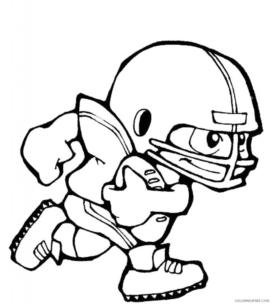 30 Football Player Coloring Pages Free Printable For Kids And Adults