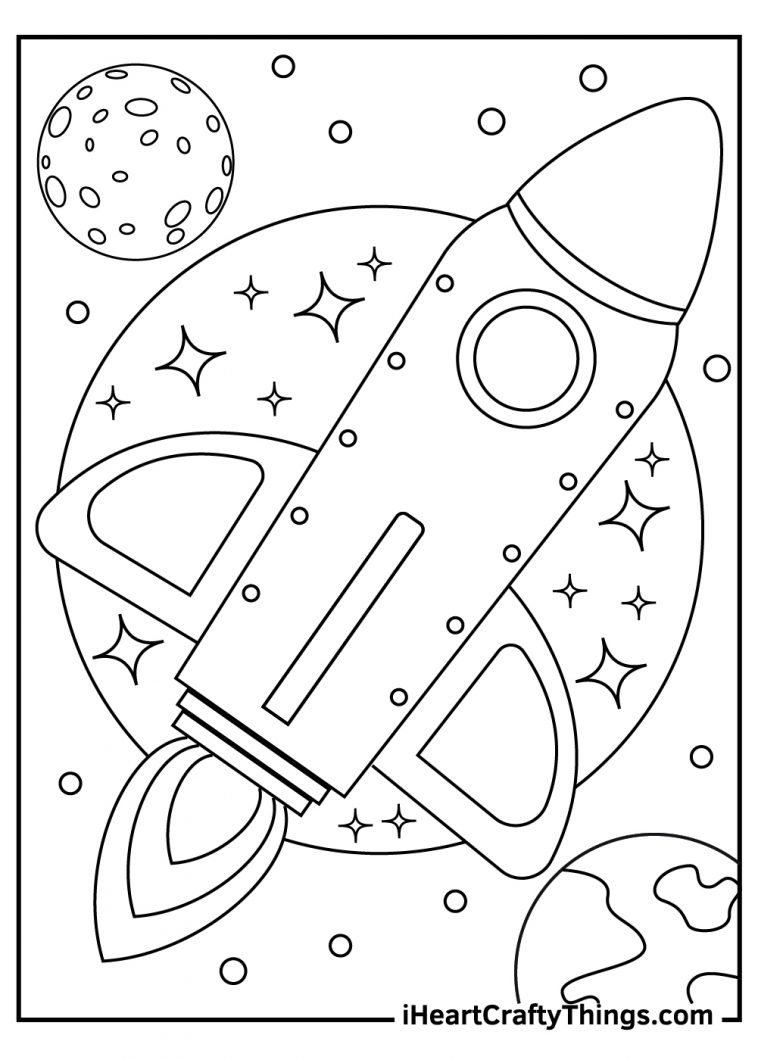32 Outer Space Coloring Pages 100 Free Printables