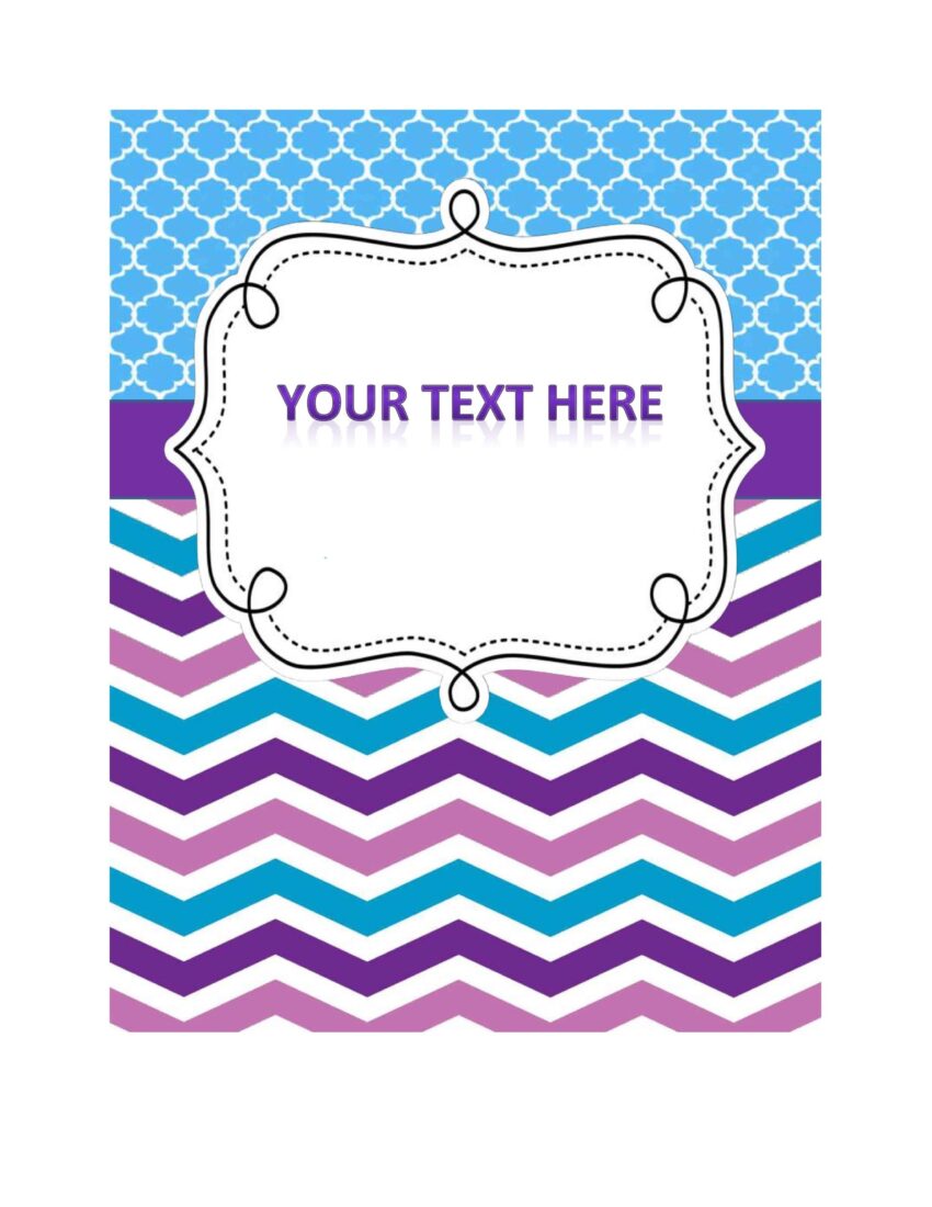 35 Beautifull Binder Cover Templates Template Lab
