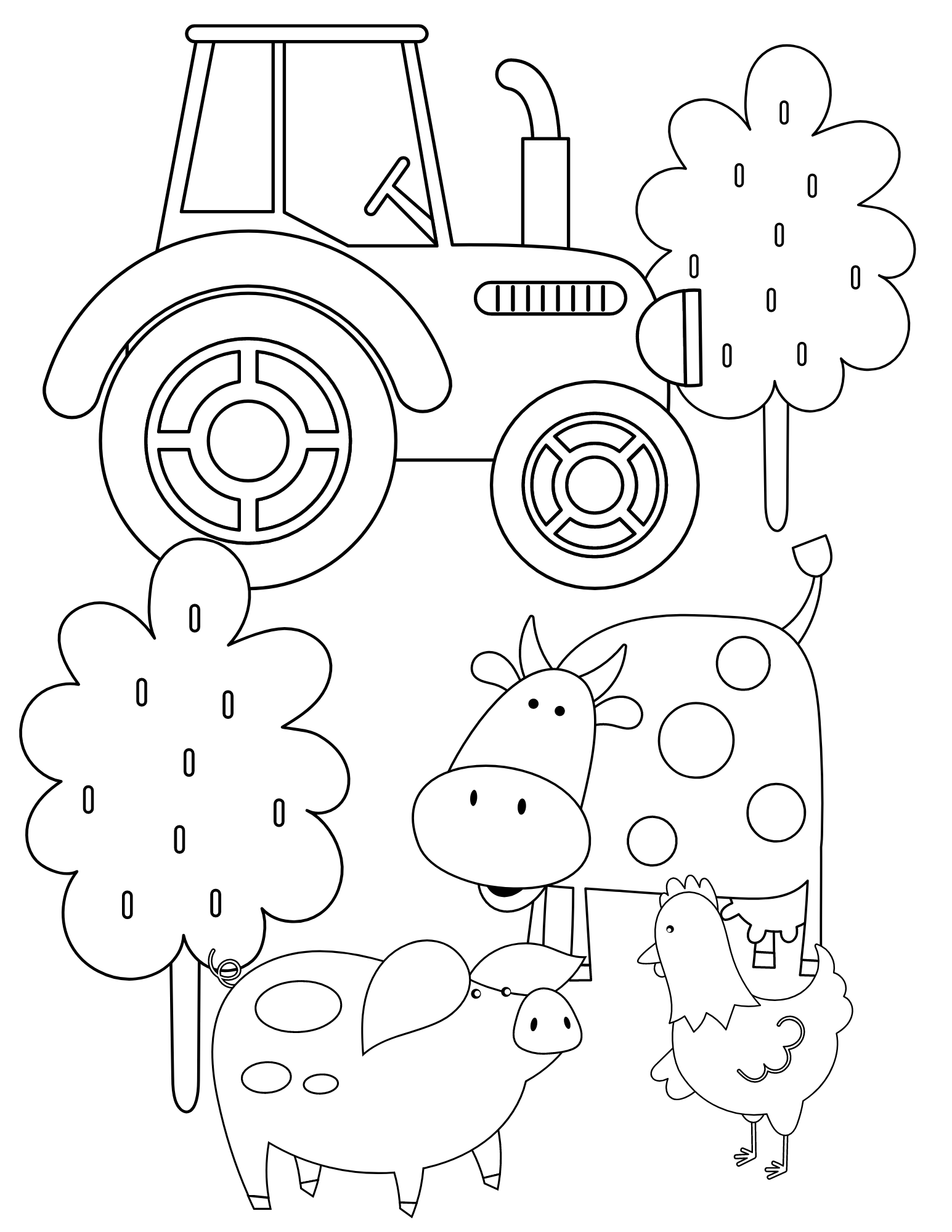 39 Free Printable Farm Animal Coloring Pages Vrogue co