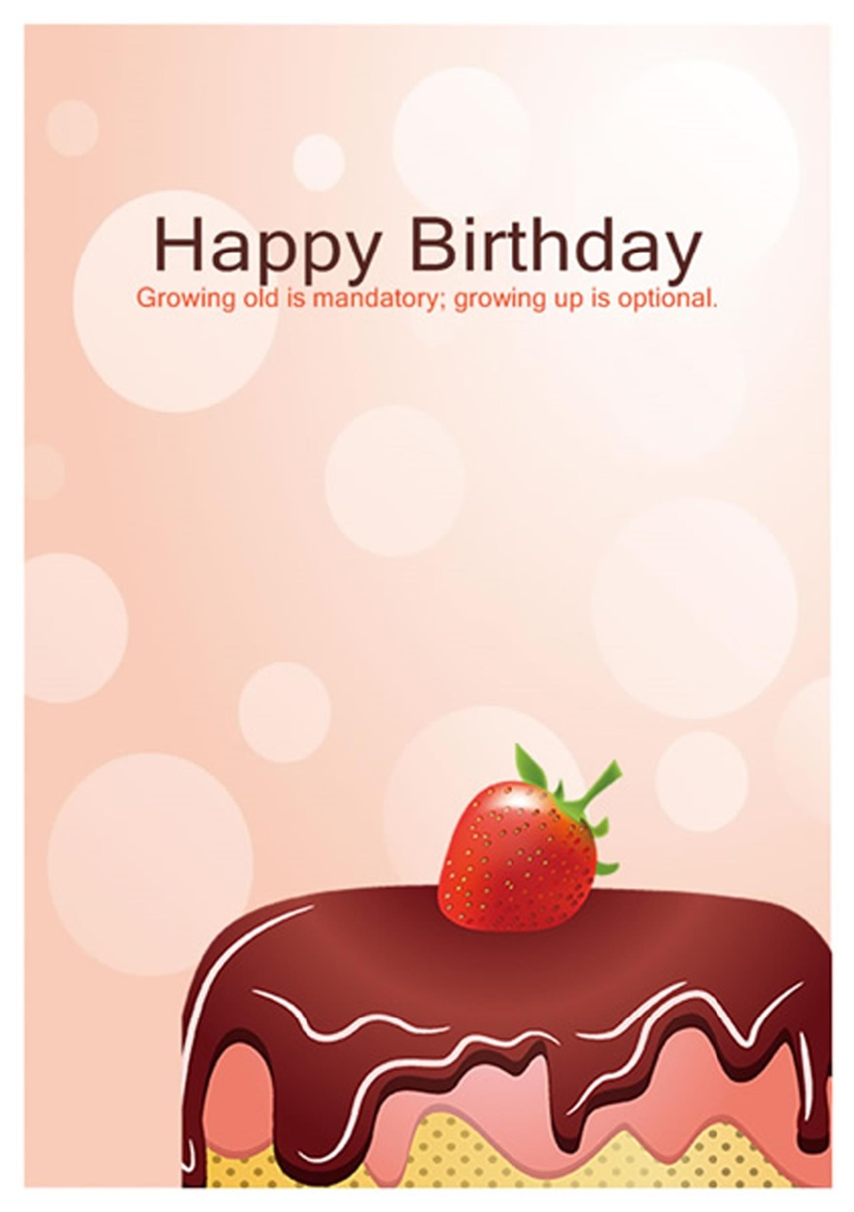 40 FREE Birthday Card Templates TemplateLab