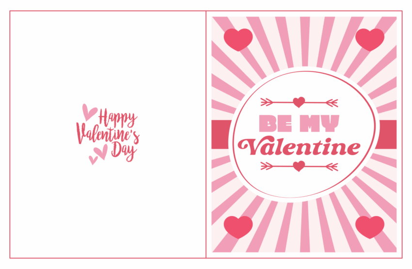 6 Best Images Of Free Printable Valentine Cards Templates Valentine 39 s