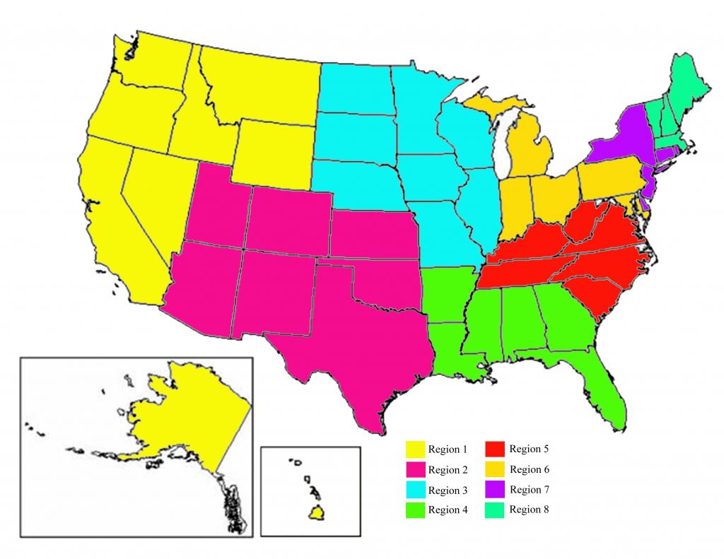 Blank 5 Regions Of The United States Printable Map Printable Templates
