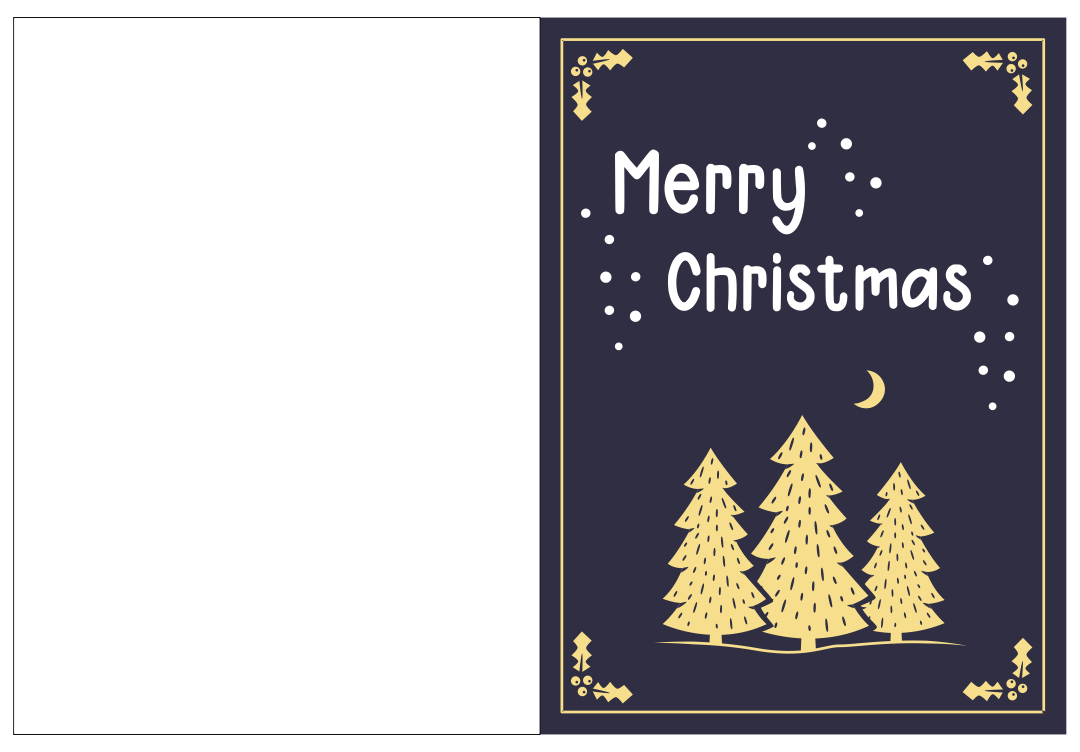 Christmas Card Template 10 Free PDF Printables Printablee