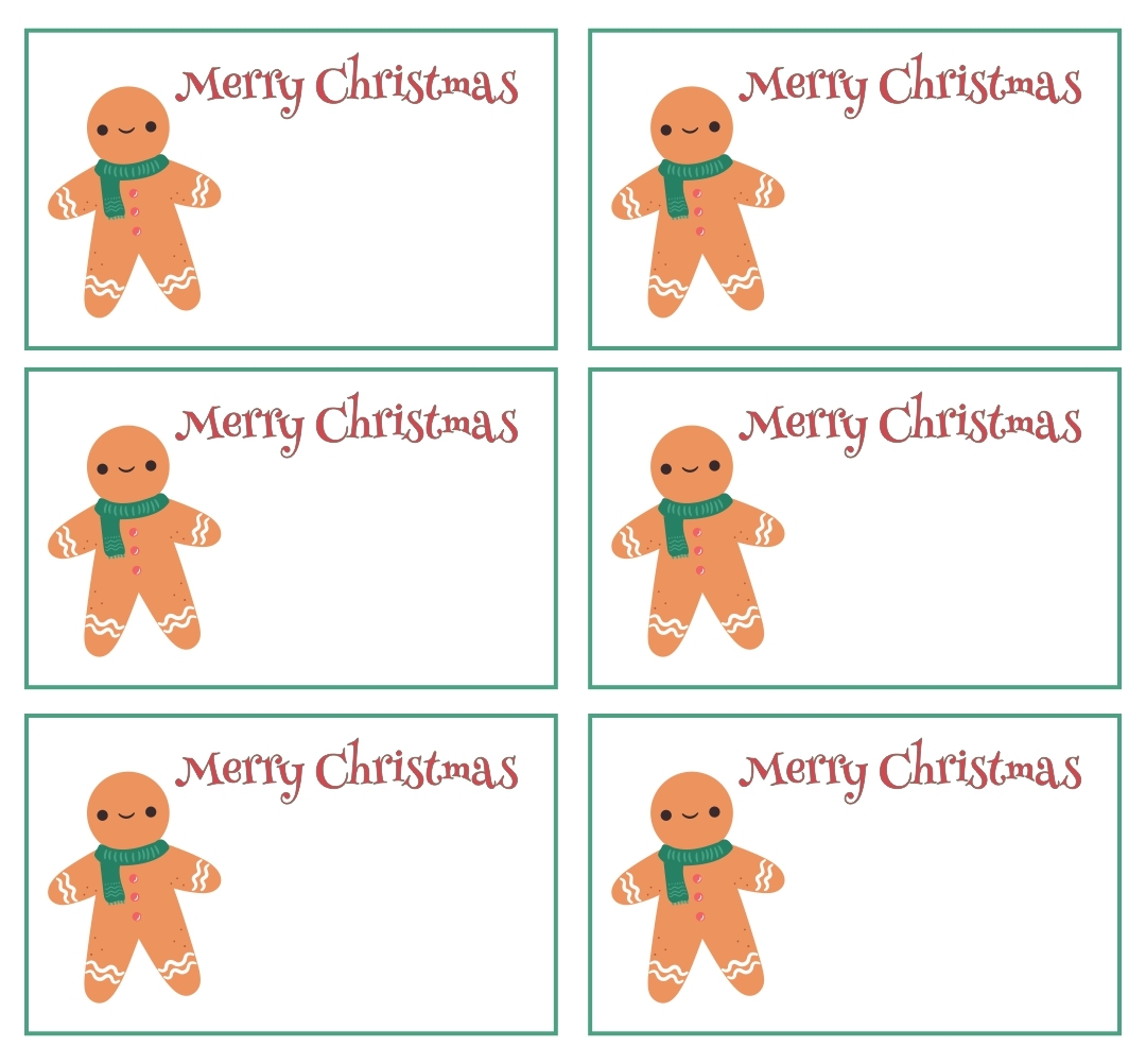Christmas Name Tags 12 Free PDF Printables Printablee