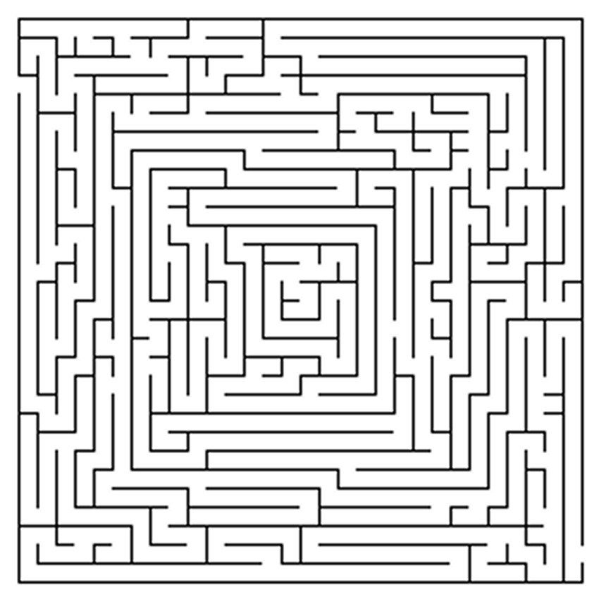 Difficult Maze Printable