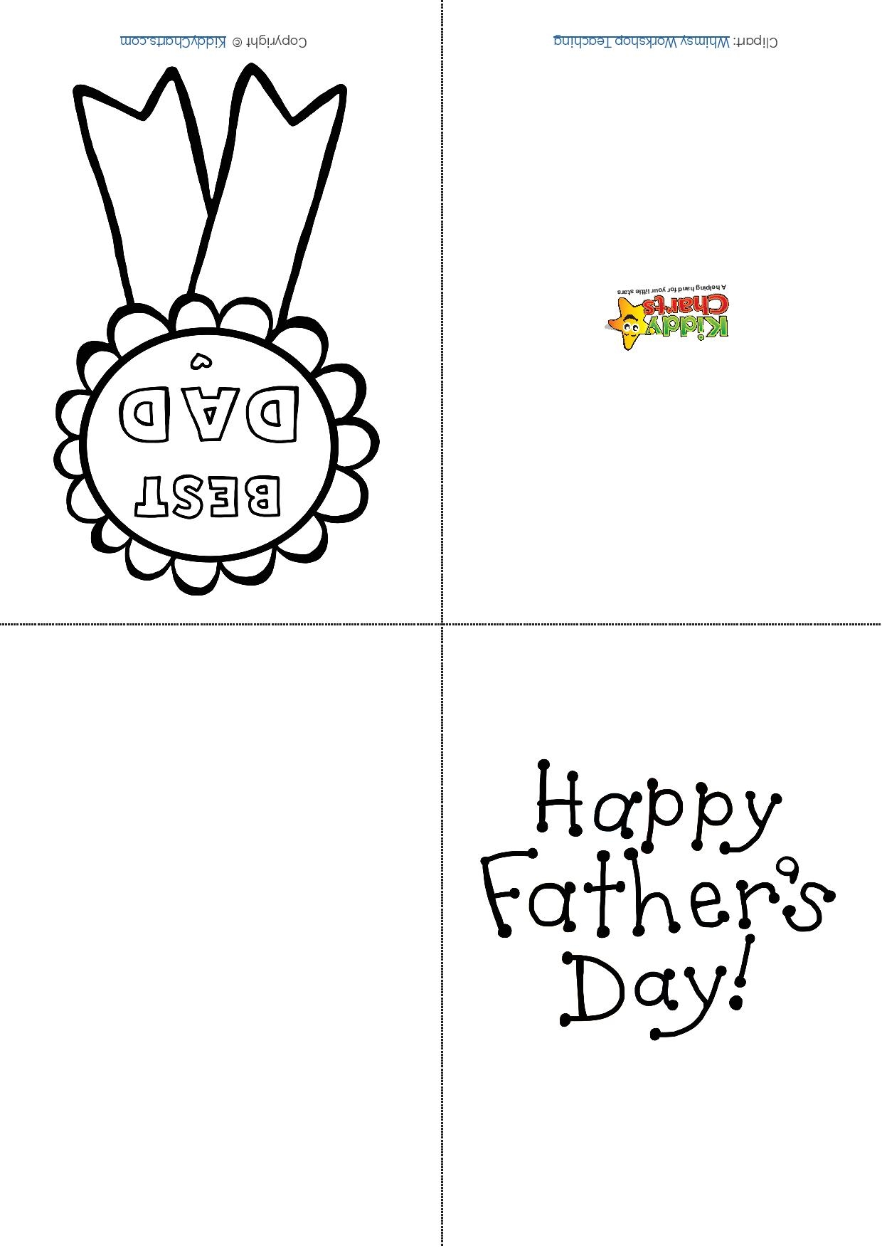 Father 39 s Day Cards Printable Kids