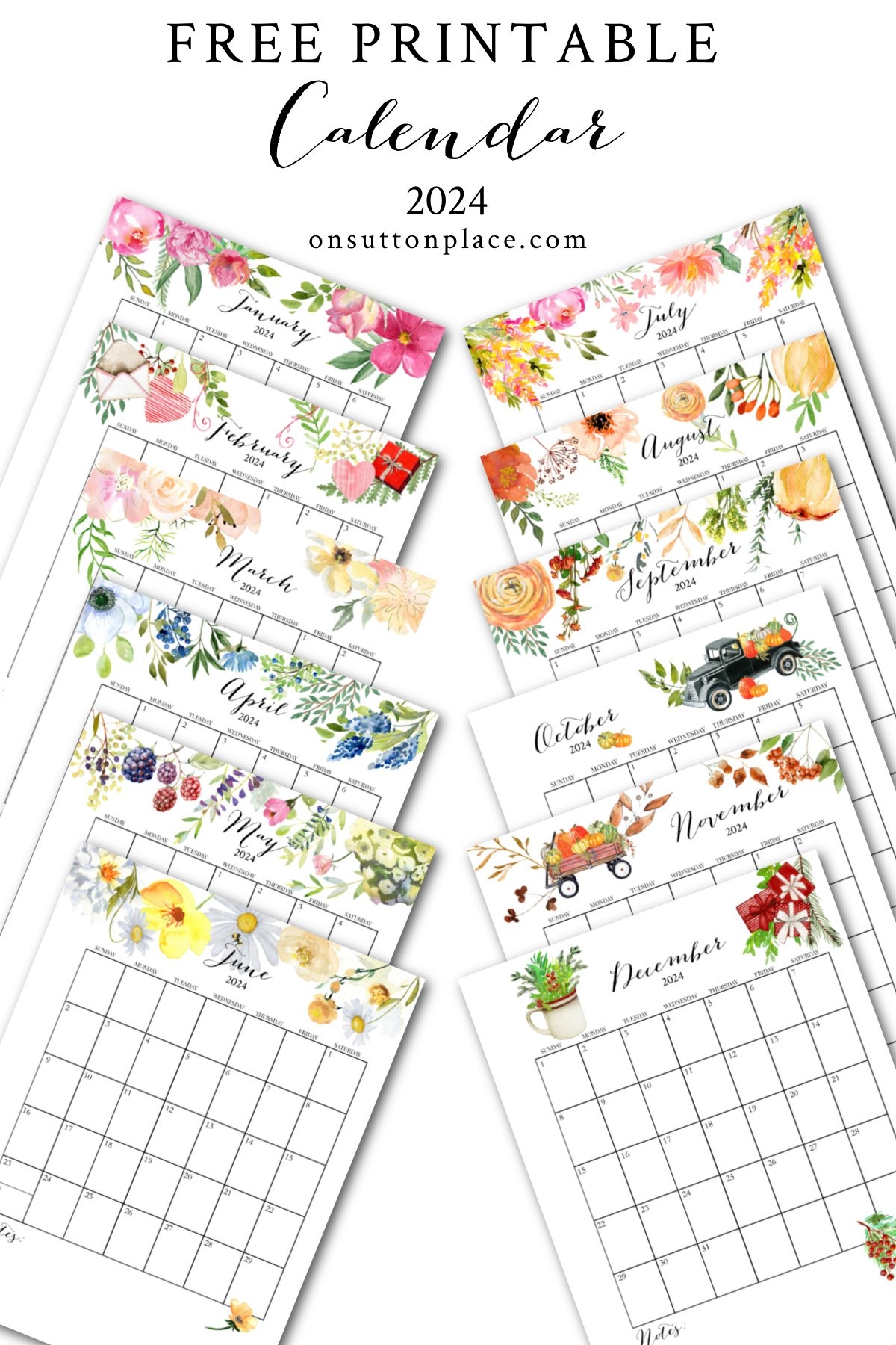 Free Printable 2024 Planner