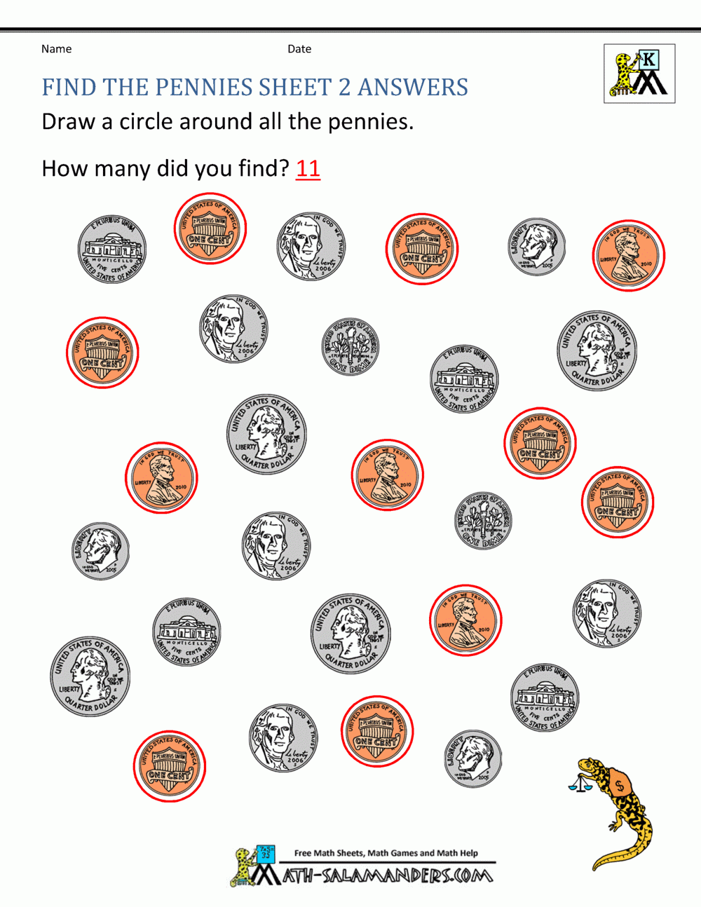 Free Printable Coin Worksheets Printable Worksheets