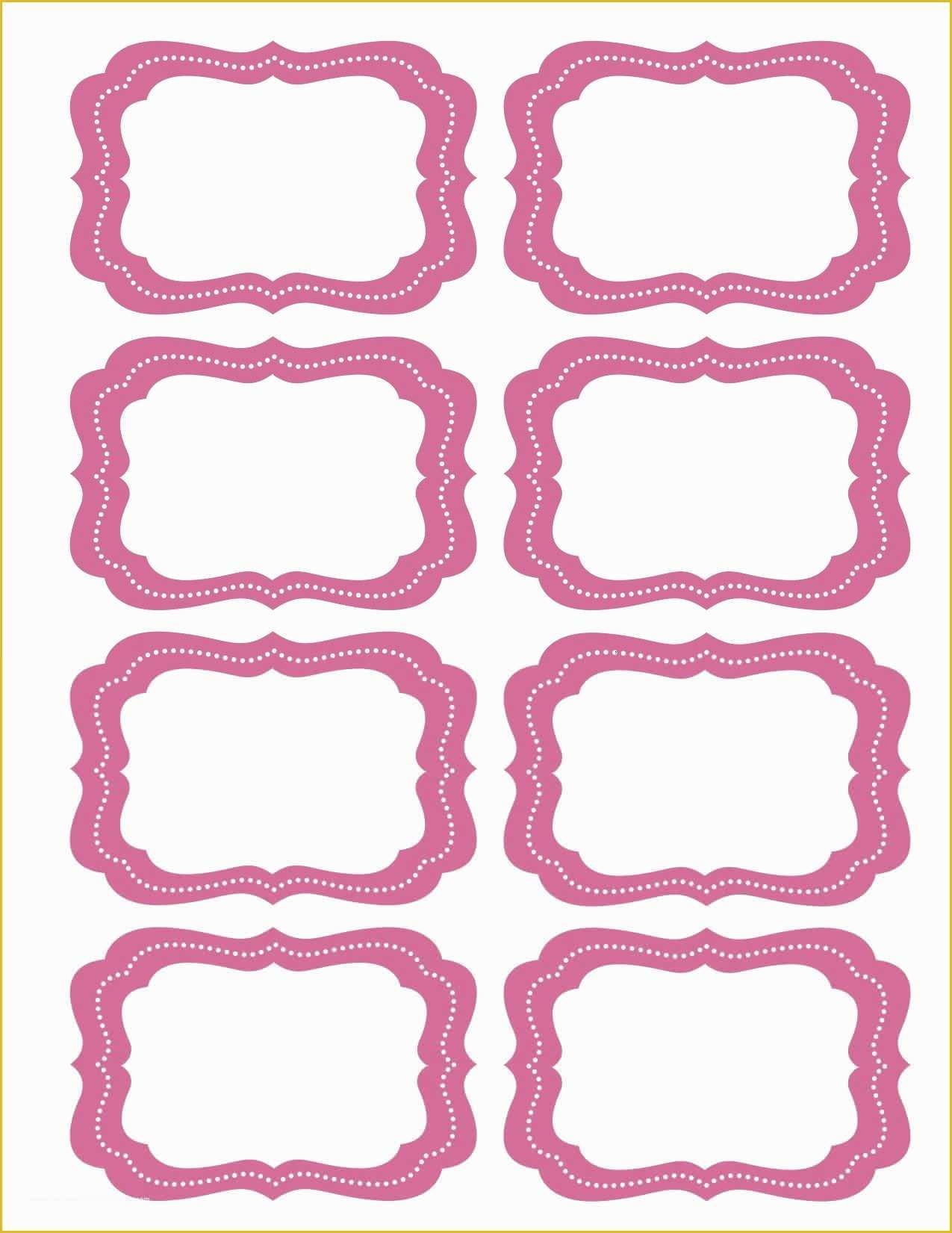Templates Free Printable Labels For Food