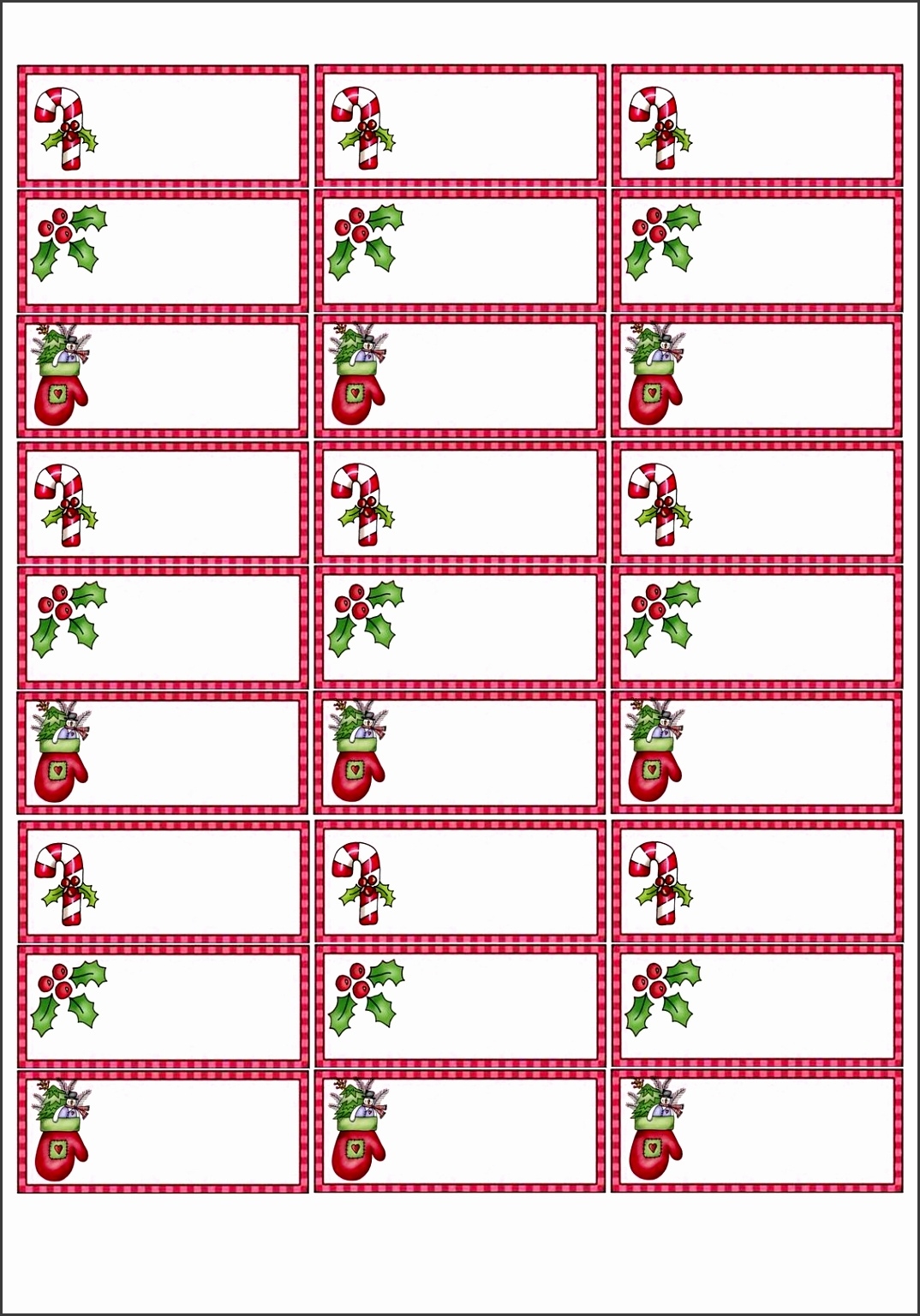 Free Mailing Labels Templates Printable