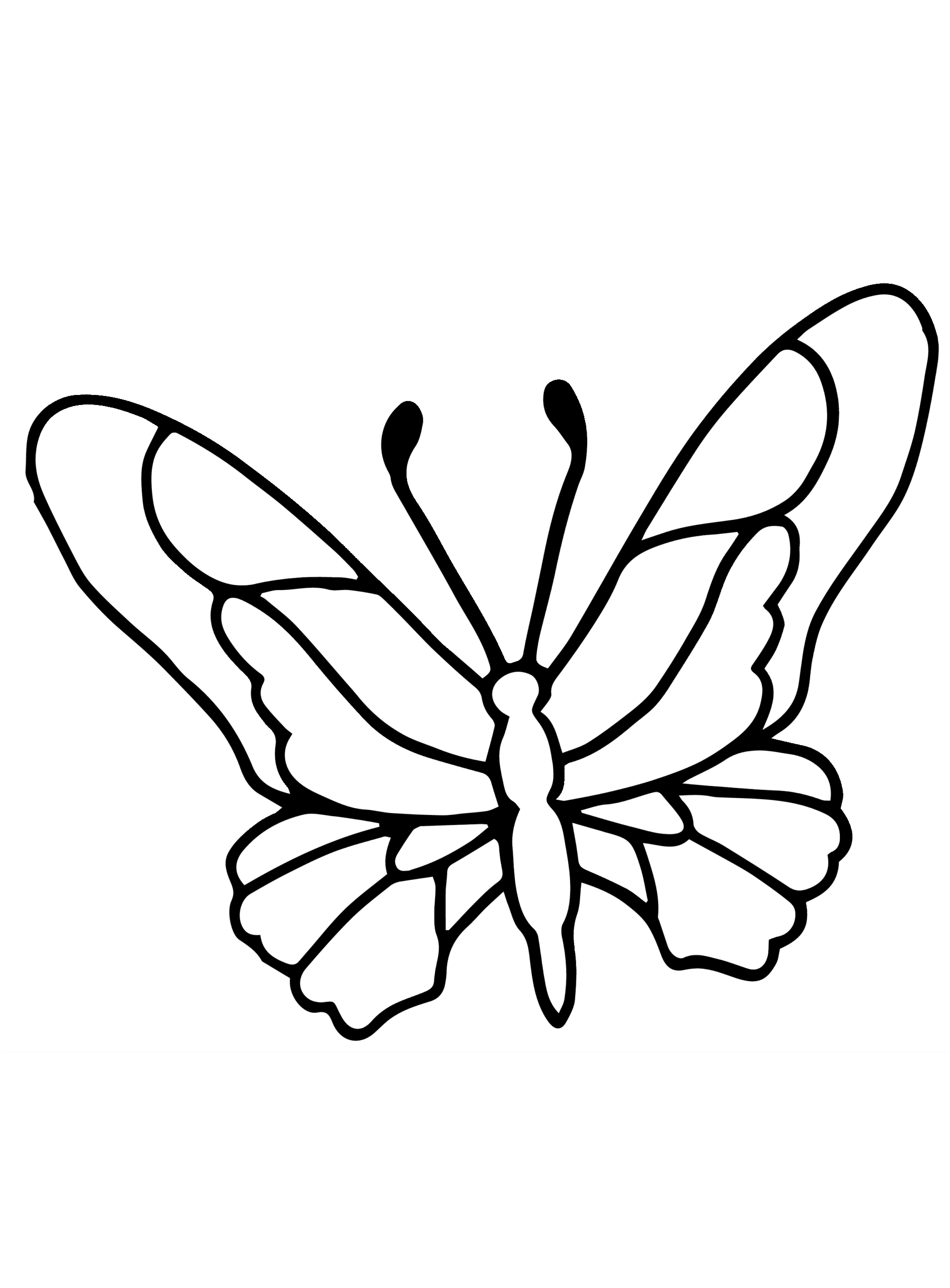 Butterfly Color Pages Printable