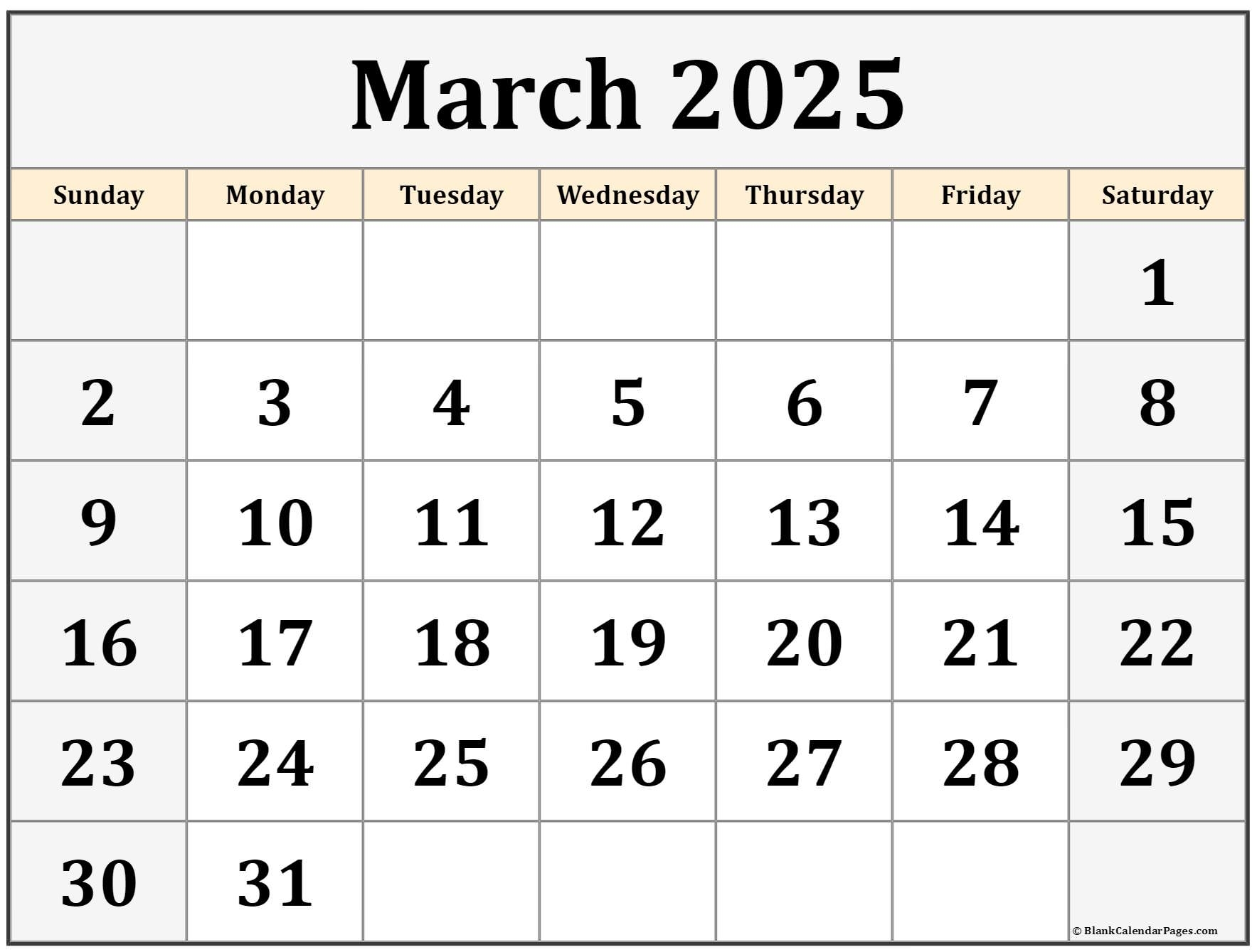 March 2023 Calendar Free Printable Calendars