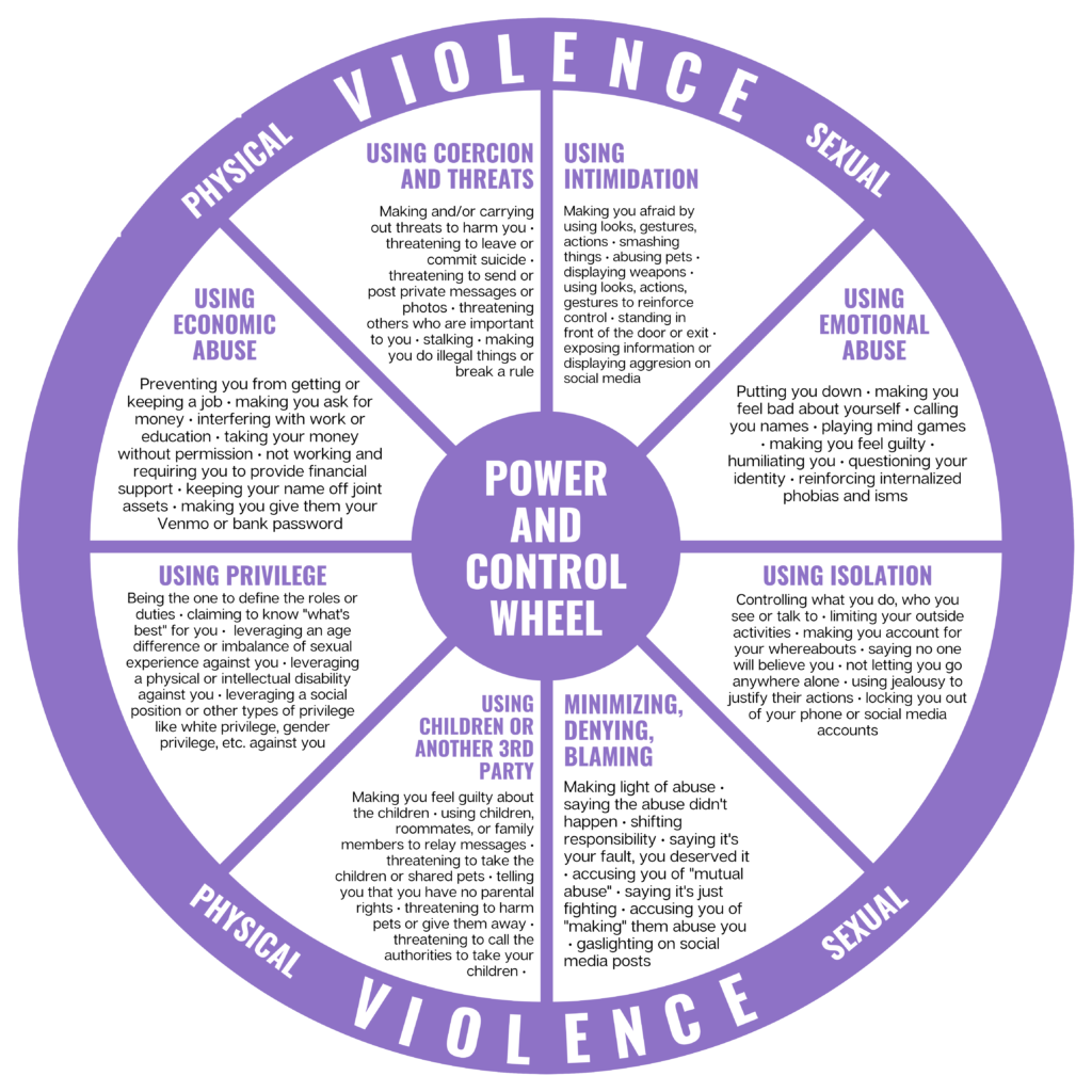 Power And Control Wheel Anti Violence Initiatives