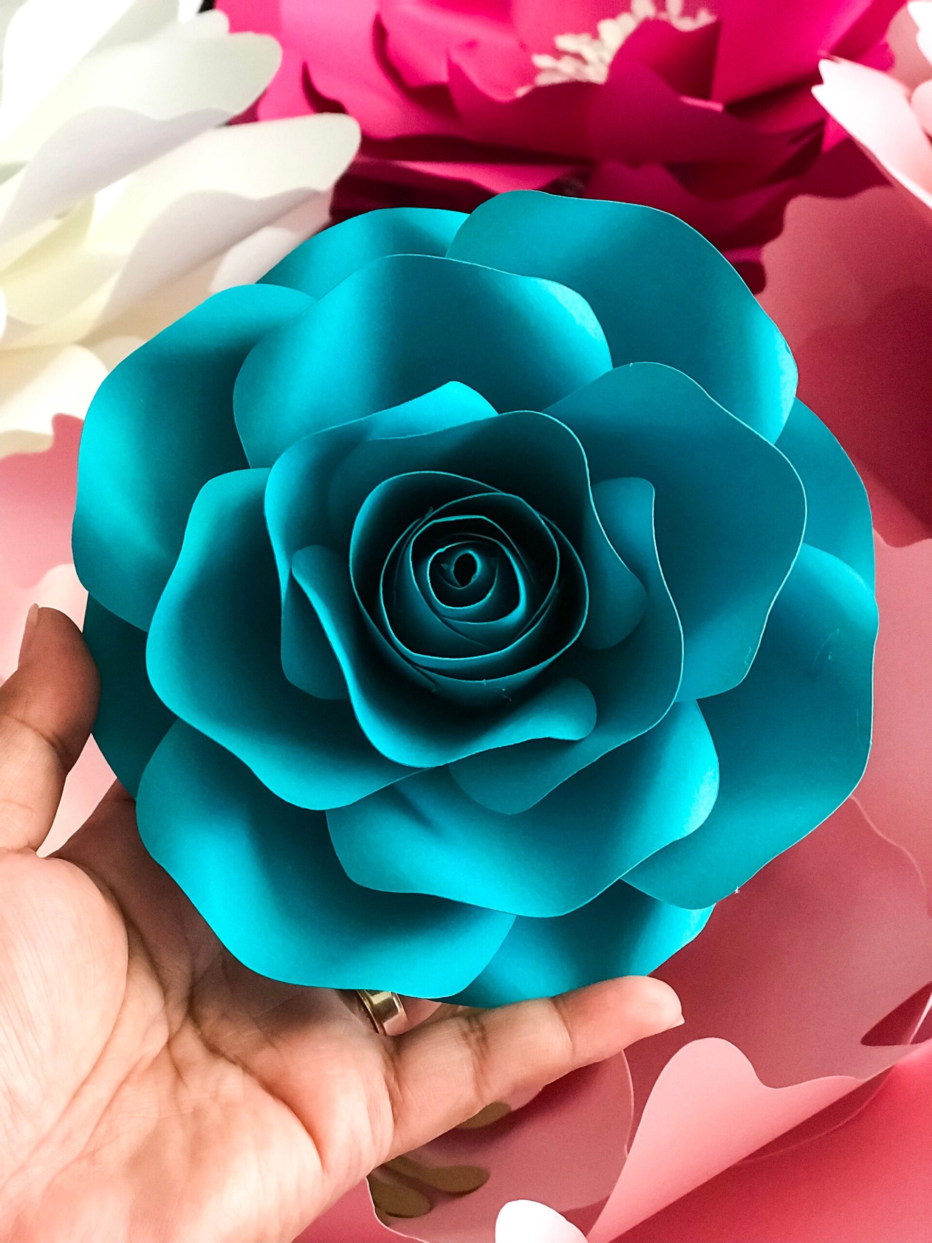 Printable Rose Petal Template