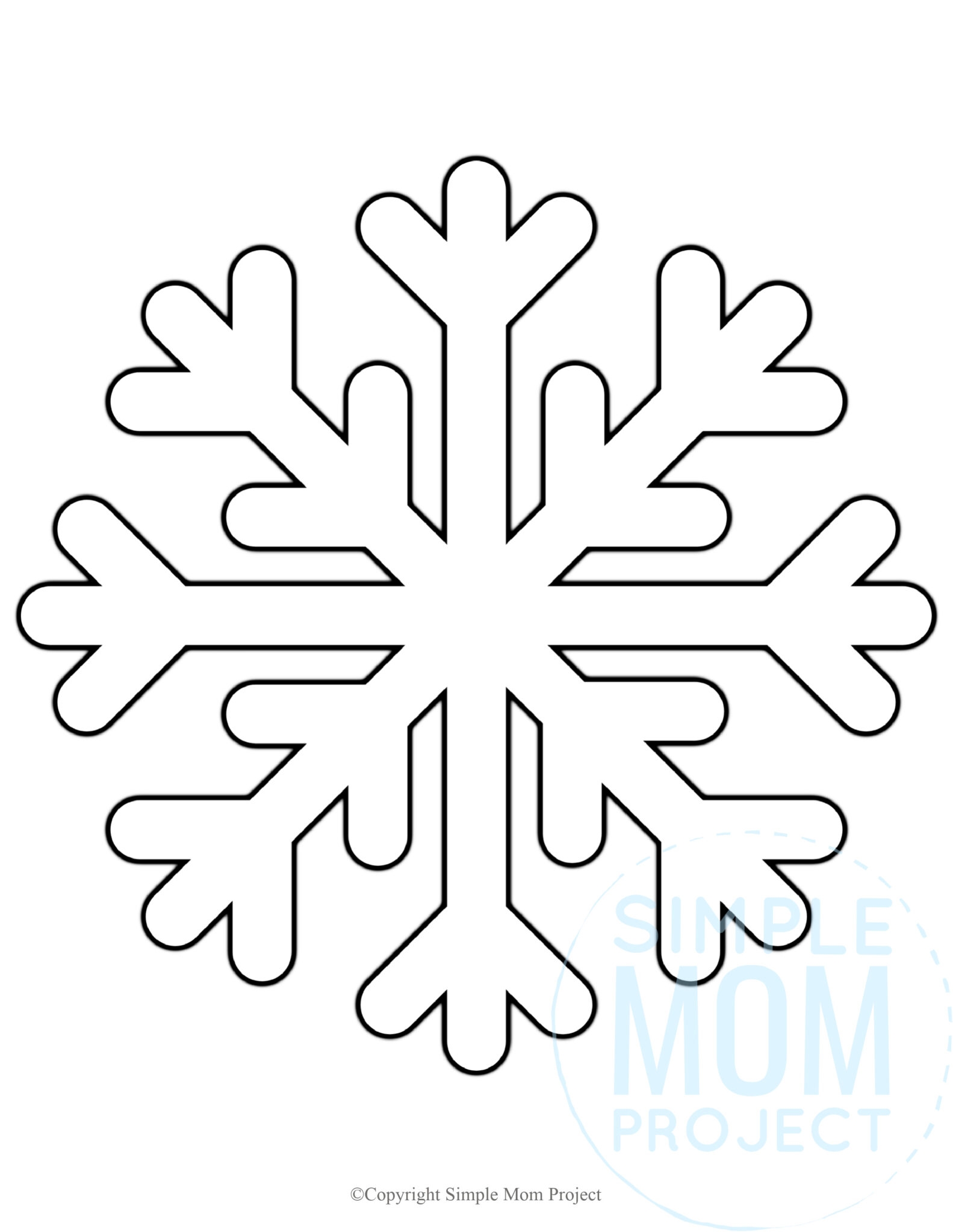 Snowflake Printables Stencils