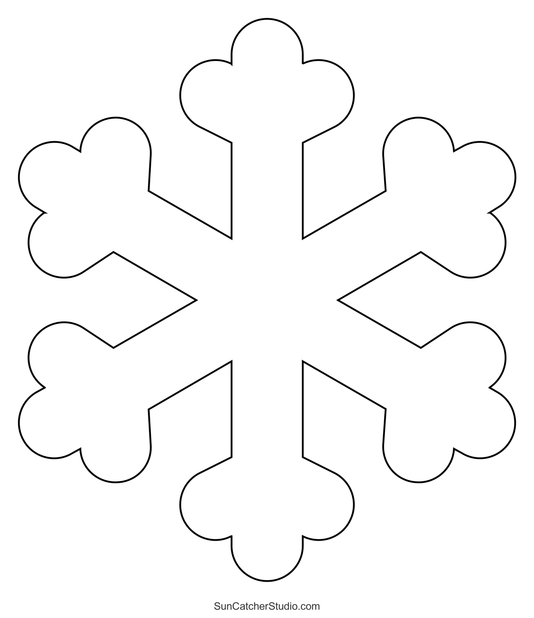 Snowflake Templates Printable Stencils And Patterns Free Printables 