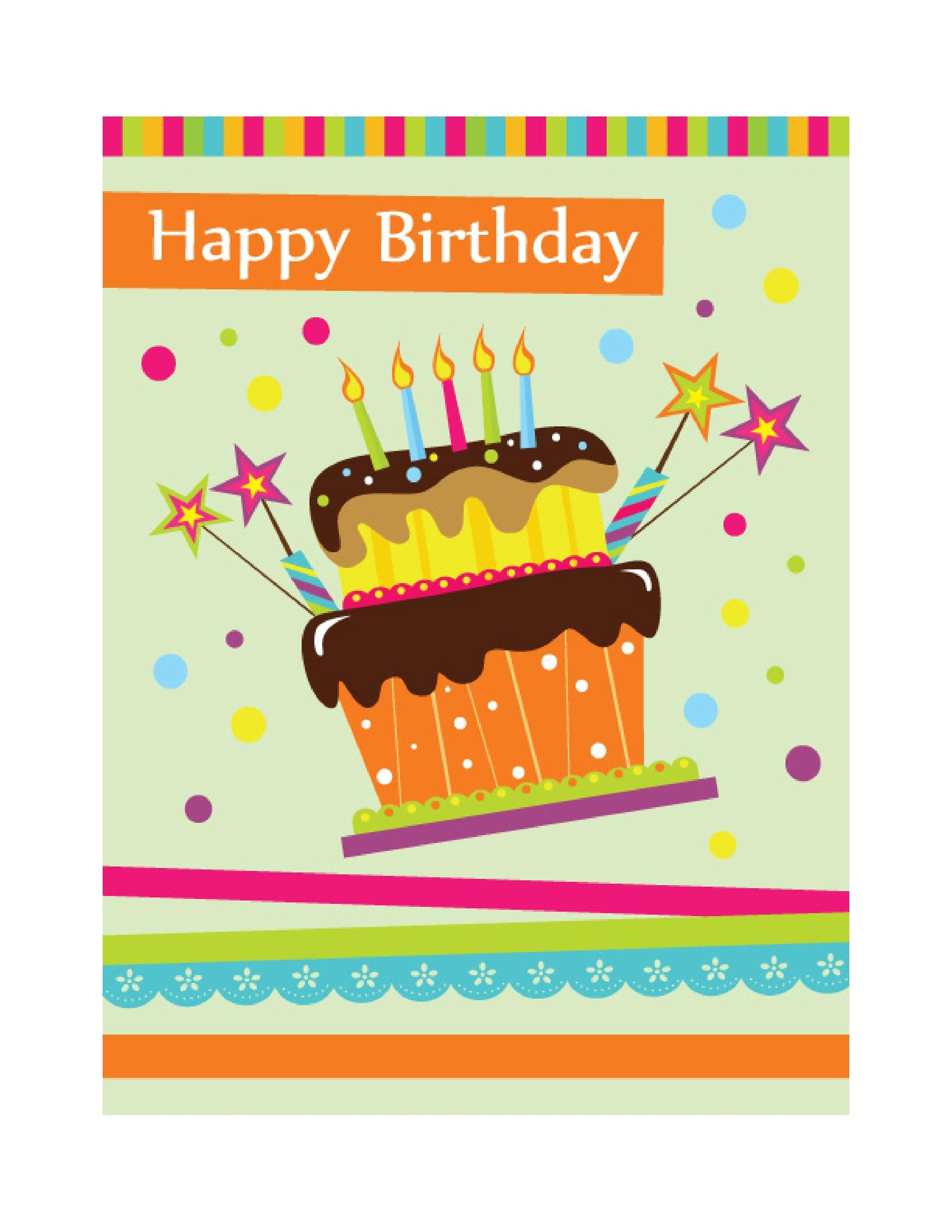 The Best Ideas For Free Printable Birthday Cards For Kids Home Happy 