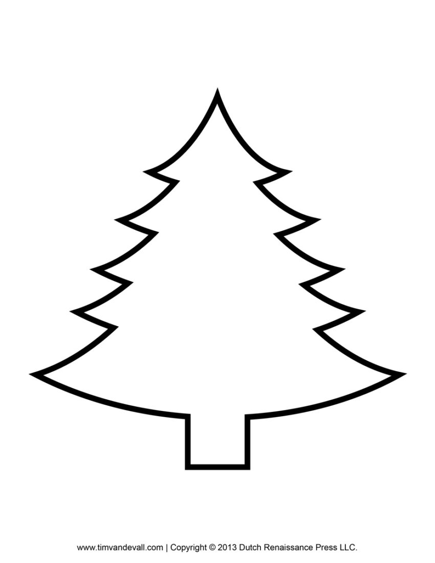32 Christmas Tree Templates Free Printable PSD EPS PNG PDF Format