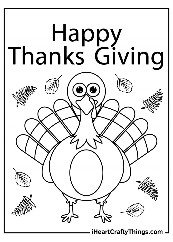40 Thanksgiving Coloring Pages Printable Free PDF For Kids 
