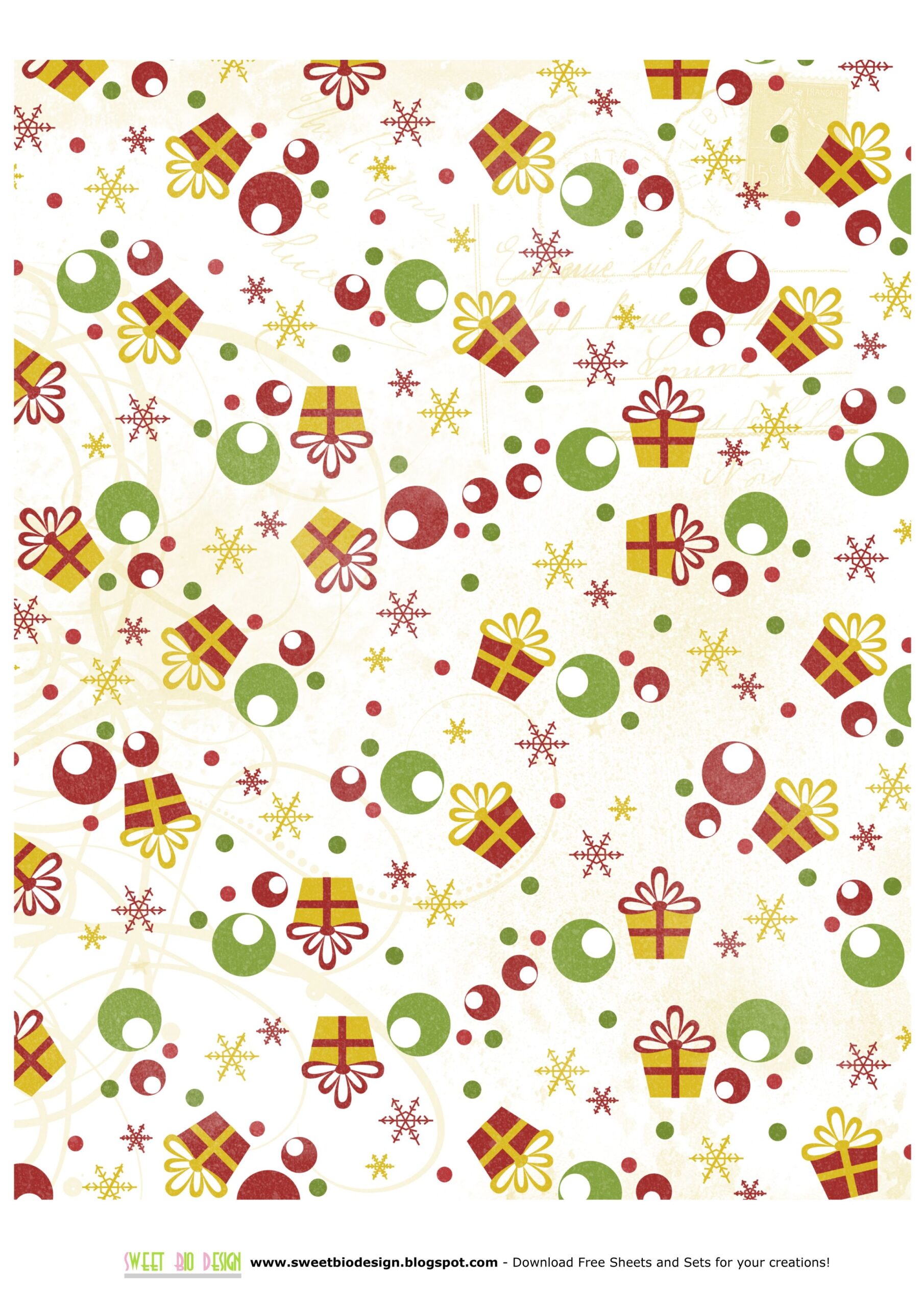 5 Best Free Printable Christmas Paper Designs Pdf For Vrogue co