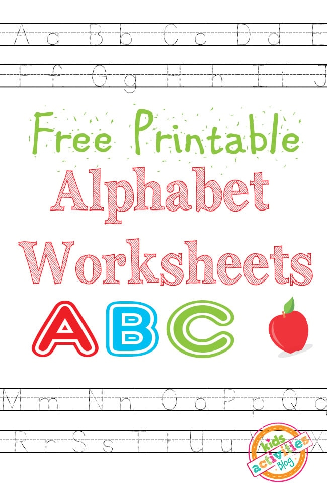 Free Printable Alphabet Worksheets Pdf