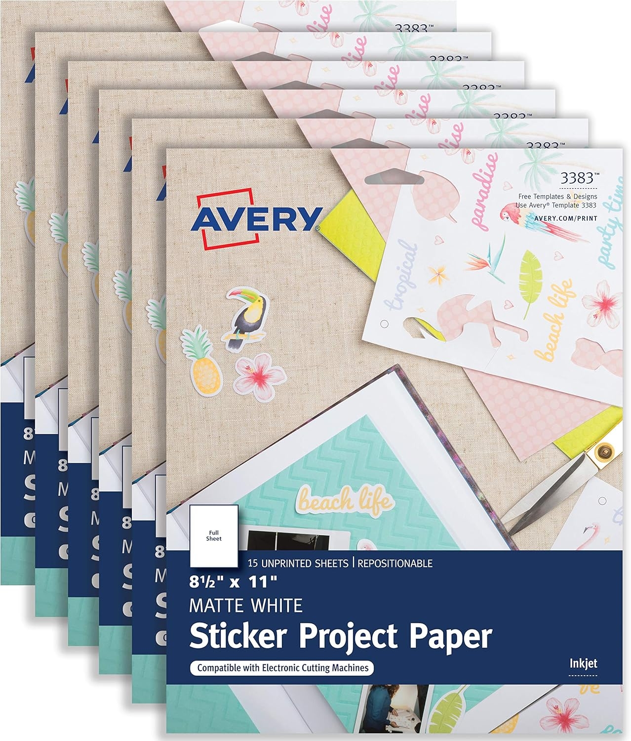 Avery Printable Sticker Paper