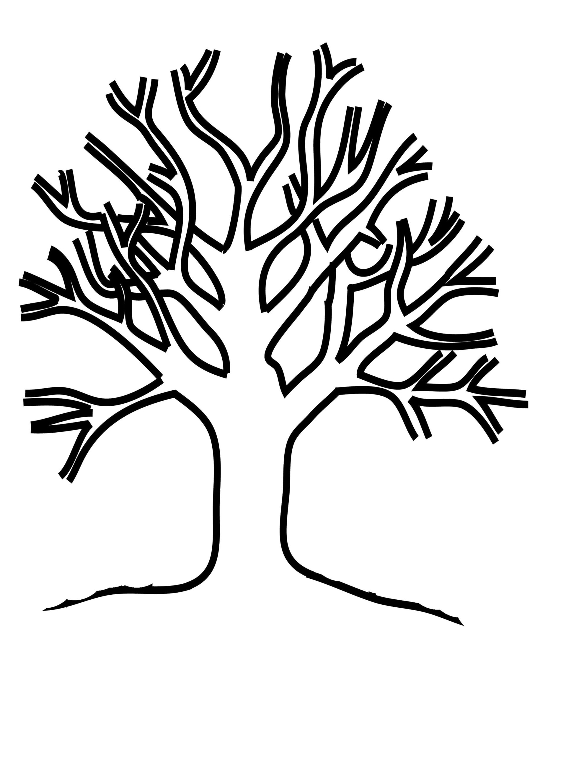 Bare Tree Coloring Page At GetColorings Free Printable Colorings 