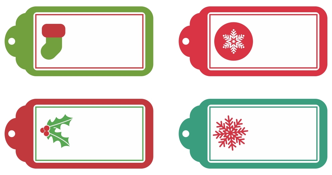 Blank Christmas Tags 14 Free PDF Printables Printablee