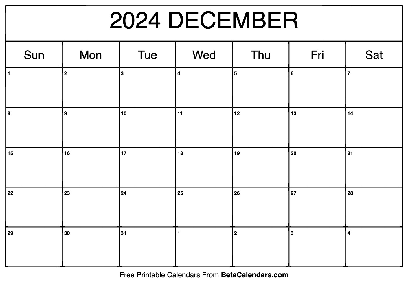 Calendar December 2024 Printable Free Debi Halimeda