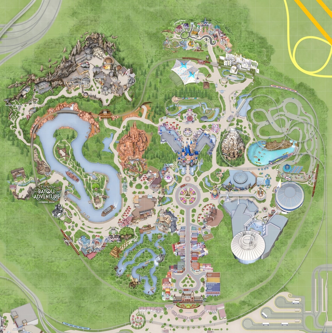 Disneyland Park Map Printable Printable Free Templates
