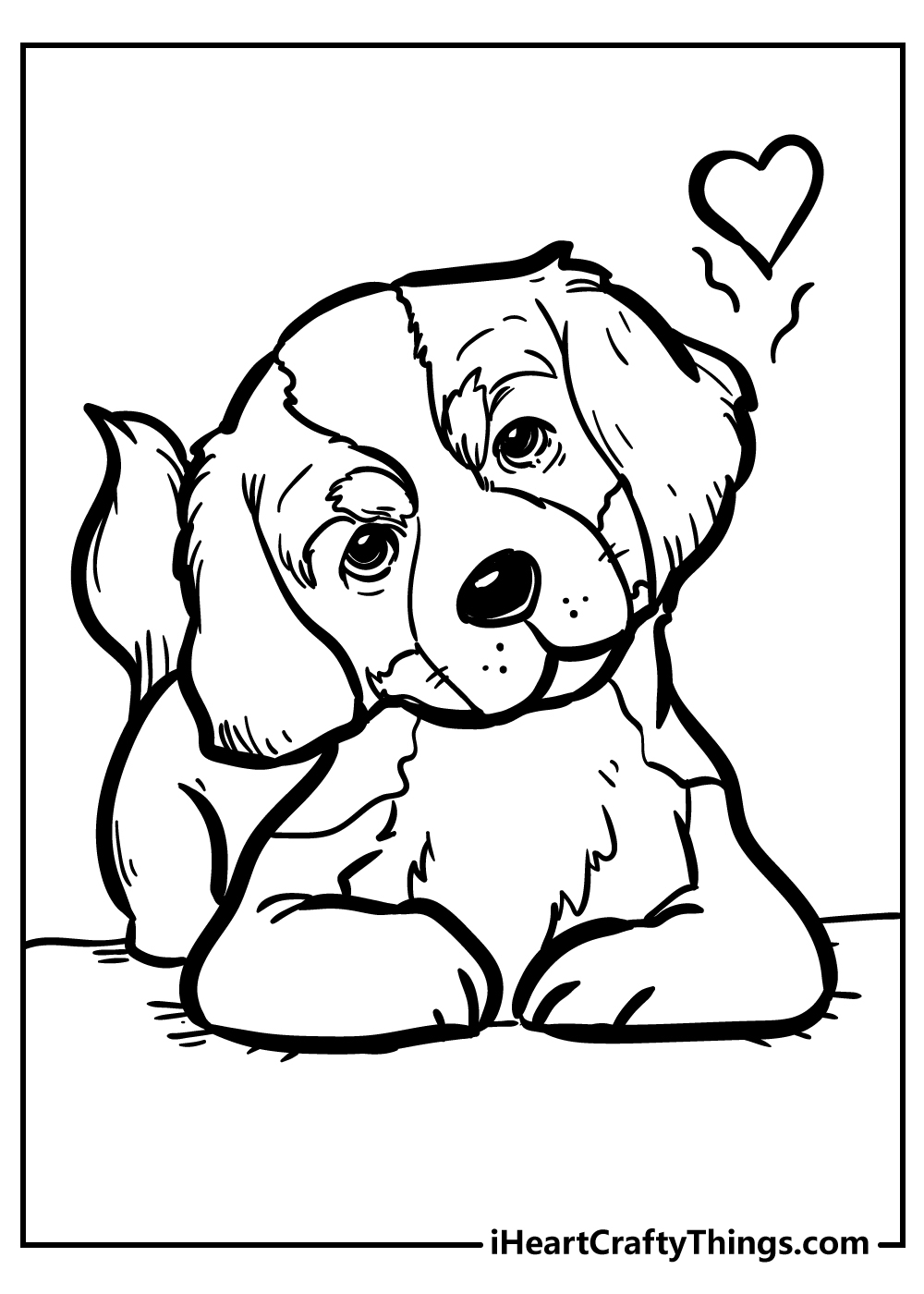 Dog Coloring Pages Free Printable From Small Ones To Big Ones 