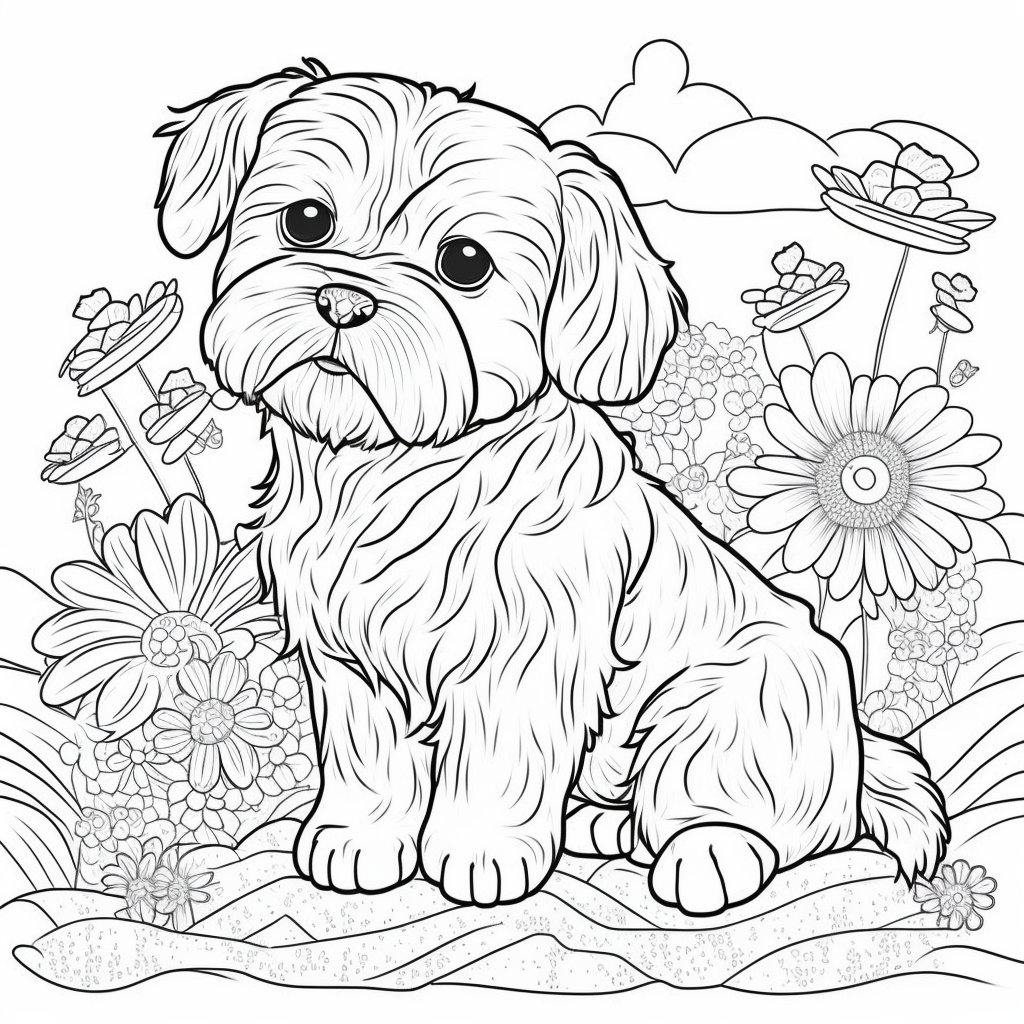 Dog Coloring Pages Print