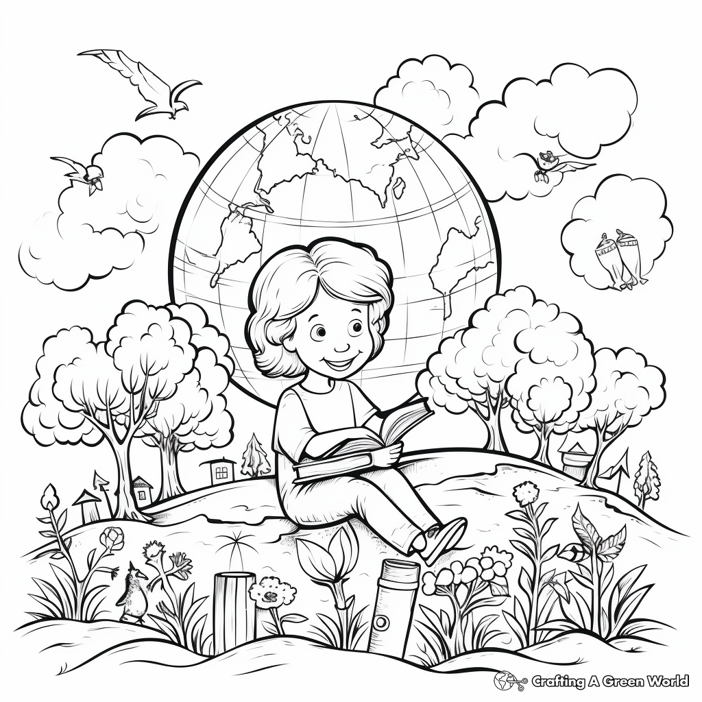 Earth Day Coloring Pages Free Printable 