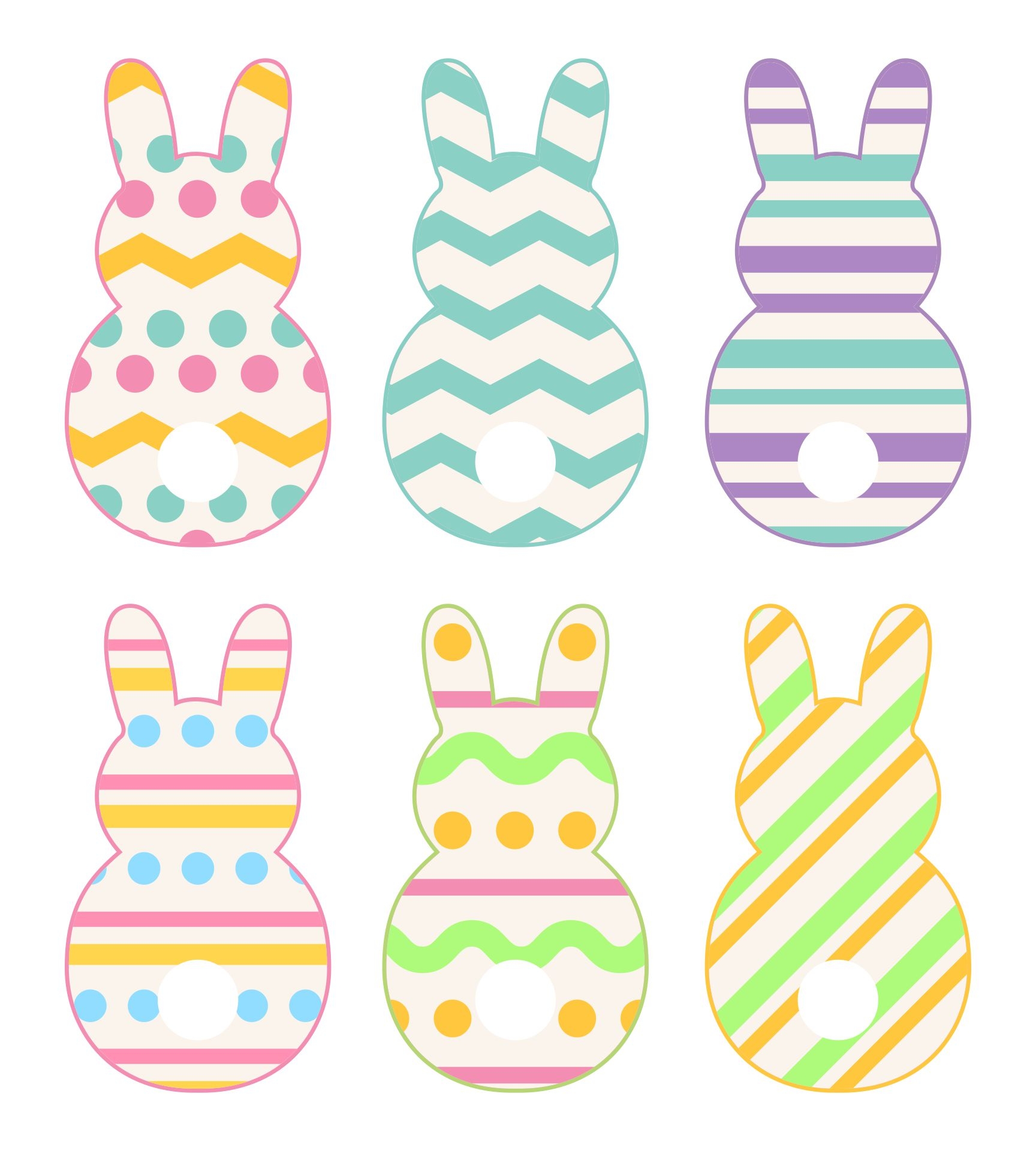 Easter Bunny Free 10 Free PDF Printables Printablee