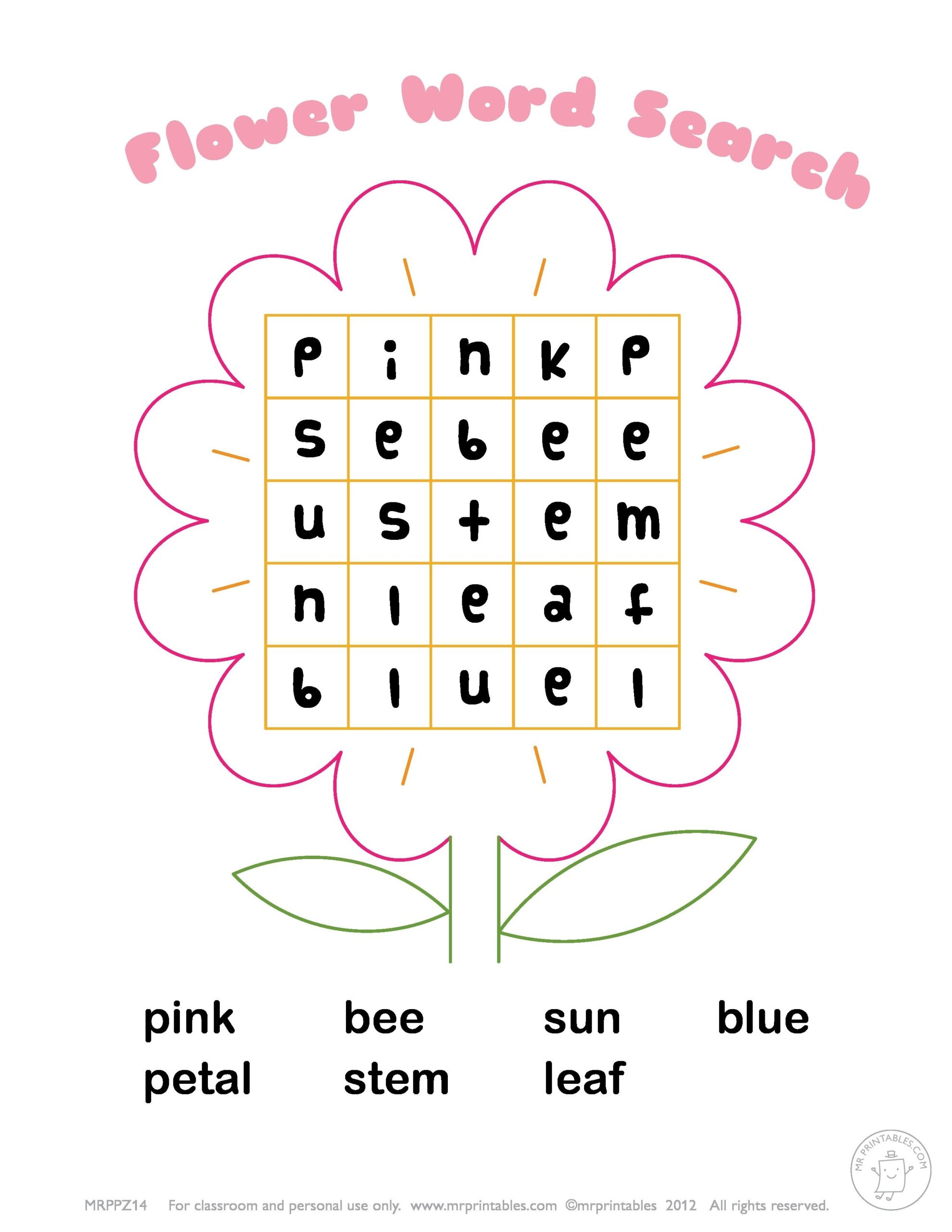 Easy Printable Word Search Printable Puzzles Word Puzzles Word 