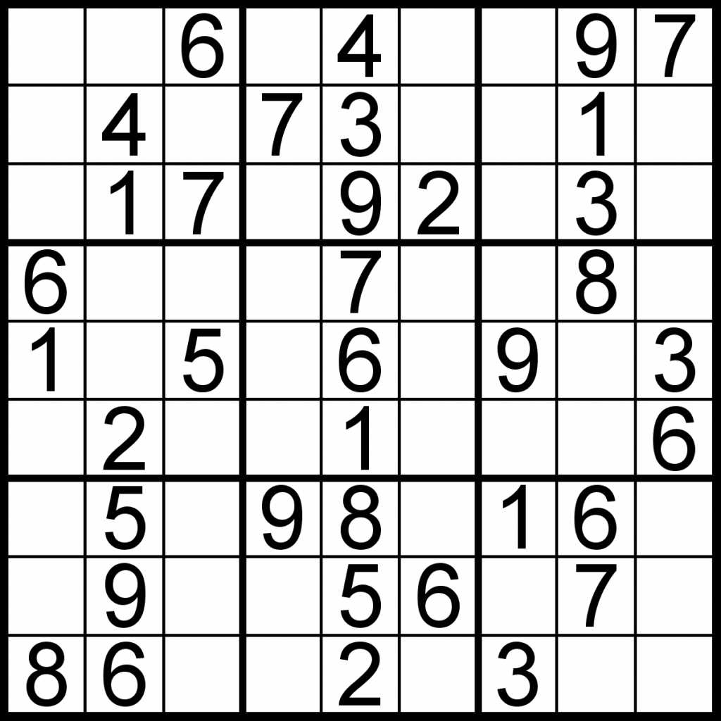 Easy Printable Sudoku Pdf