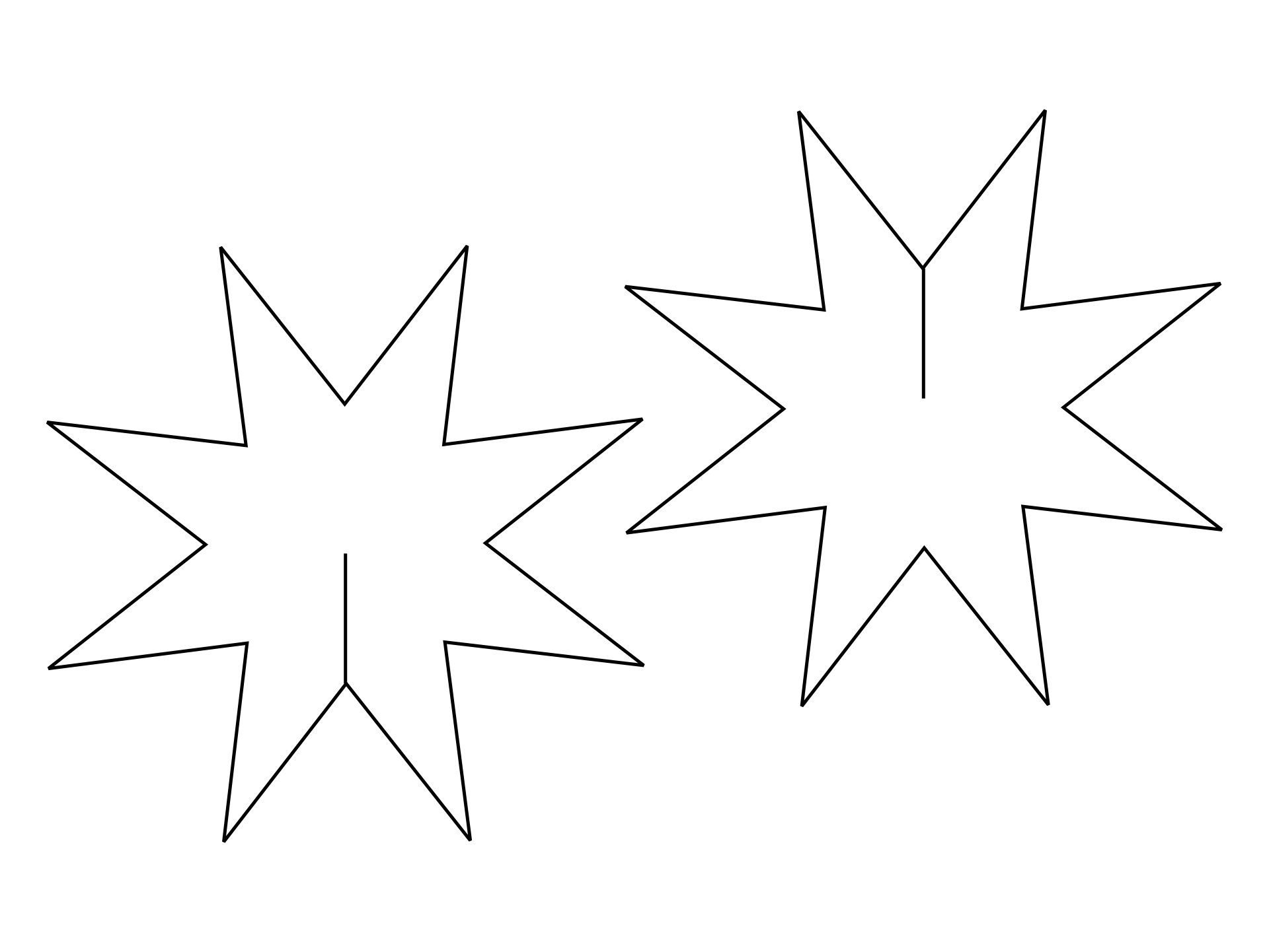 Fancy Christmas Star Template 13 Free PDF Printables Printablee