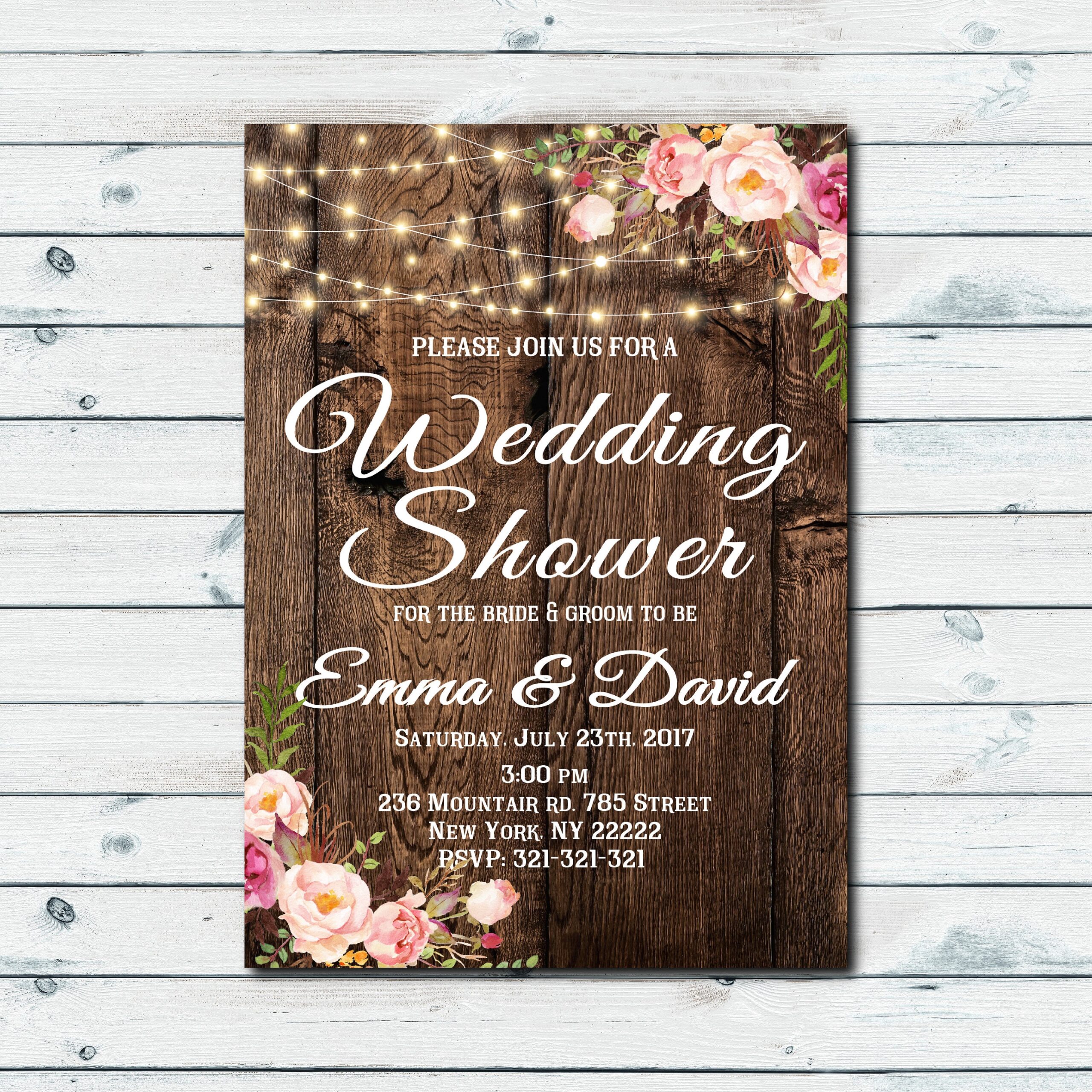 Free Bridal Shower Printables Invitations