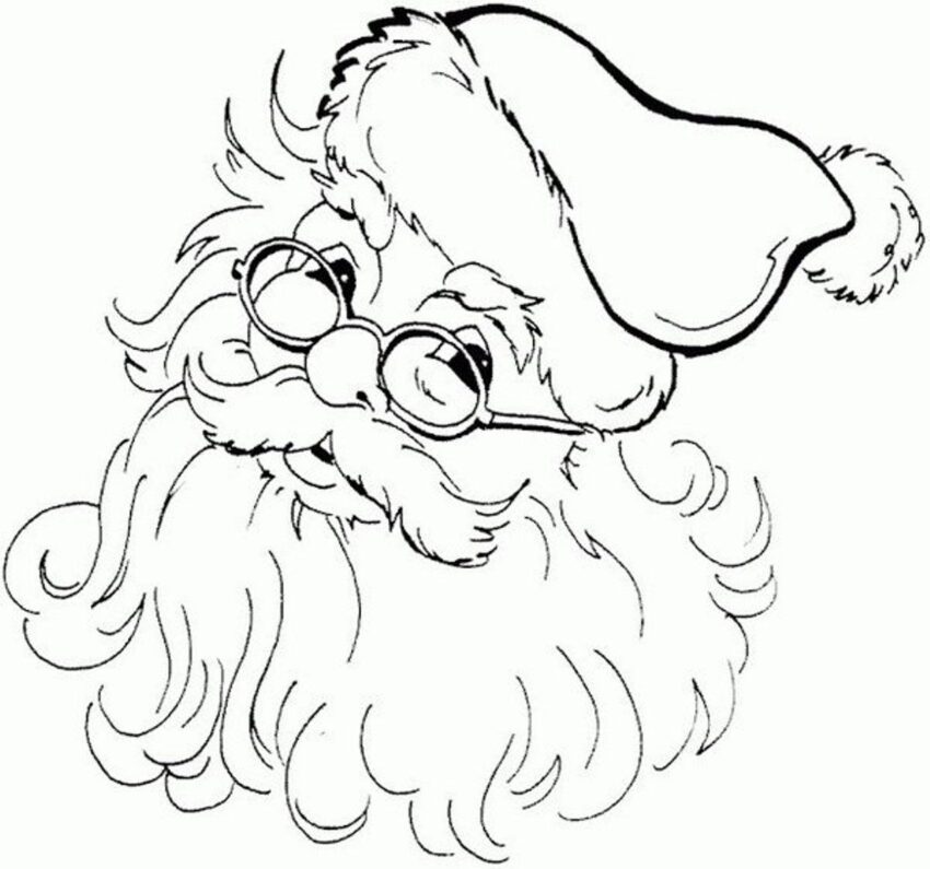 Free Coloring Pages Santa Claus Coloring Home