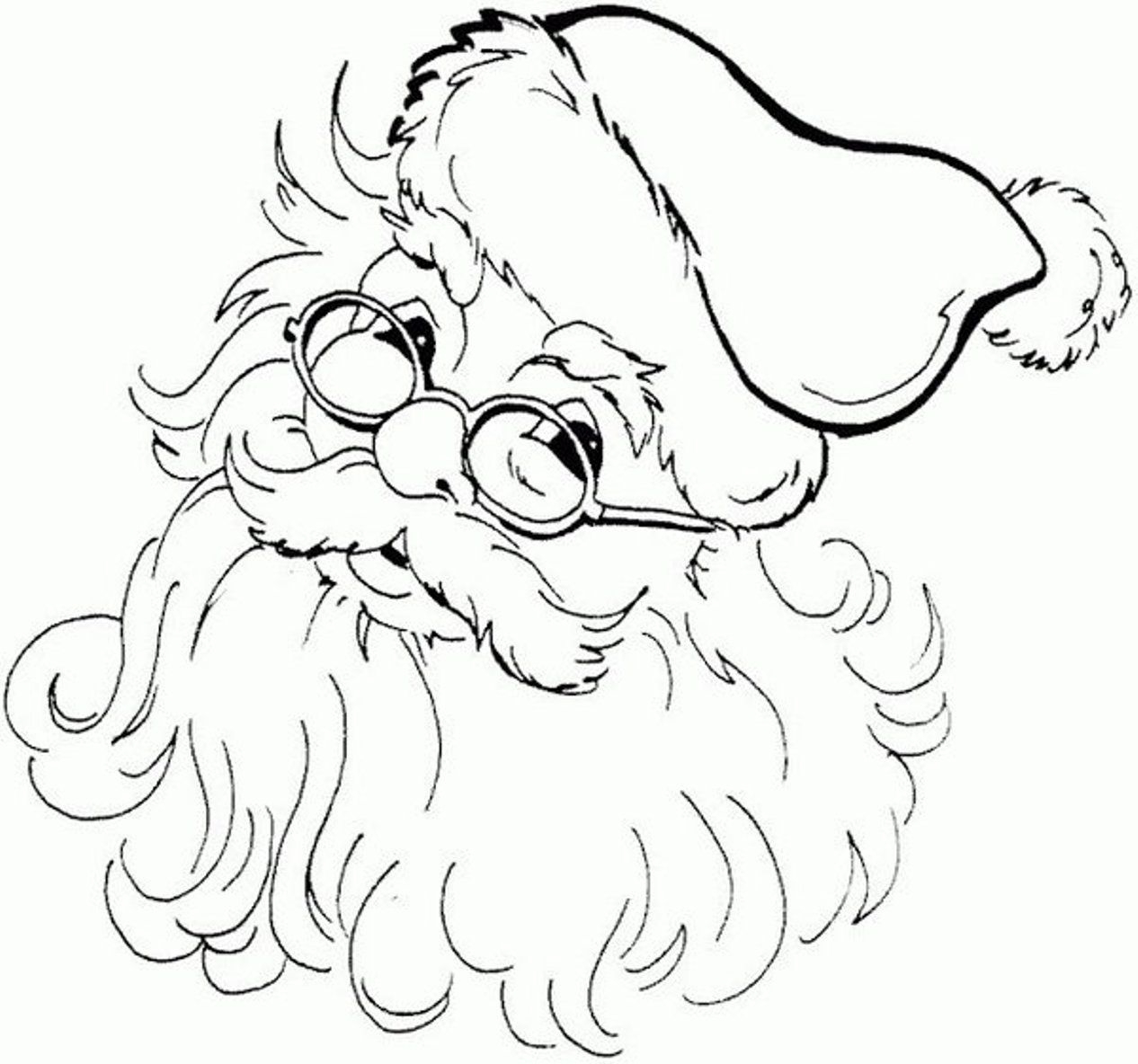 Free Coloring Pages Santa Claus Coloring Home