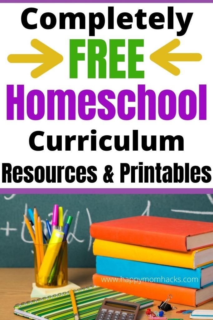 Free Homeschool Resources Printables Curriculum Happy Mom Hacks
