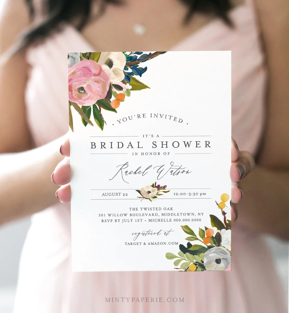Printable Wedding Shower Invitations