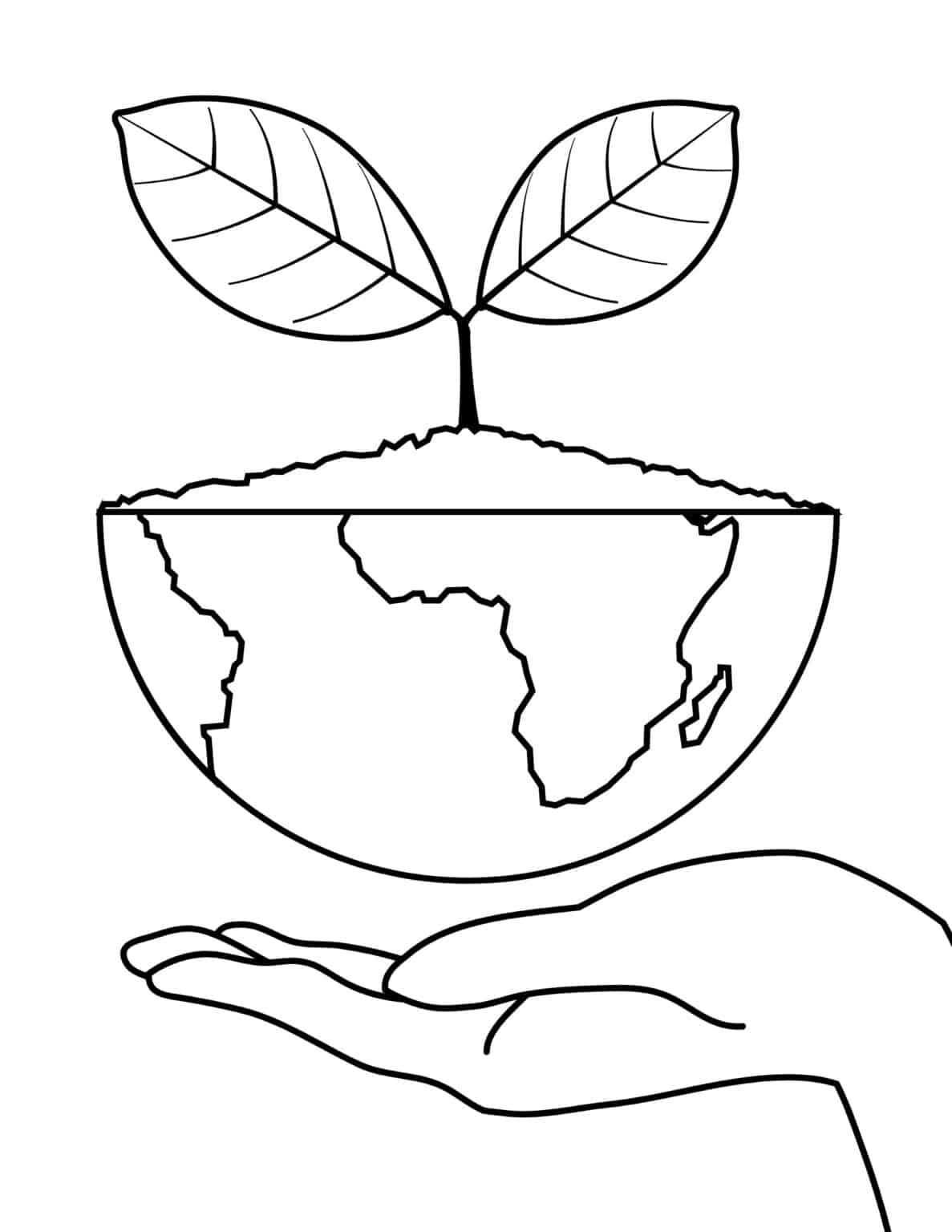 Environment Coloring Pages Printable