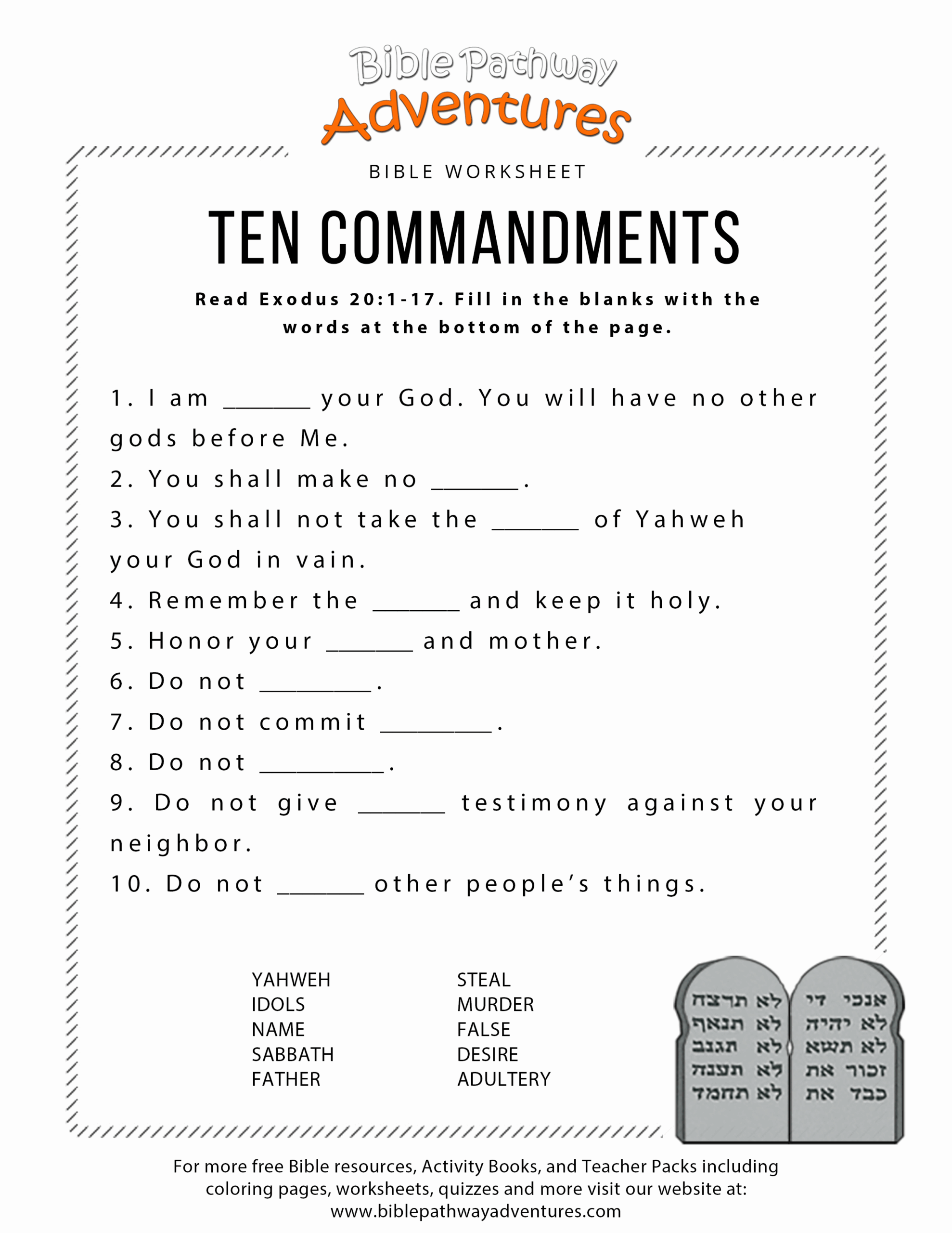 Free Printable Sunday School Lessons For Kids Free Printable