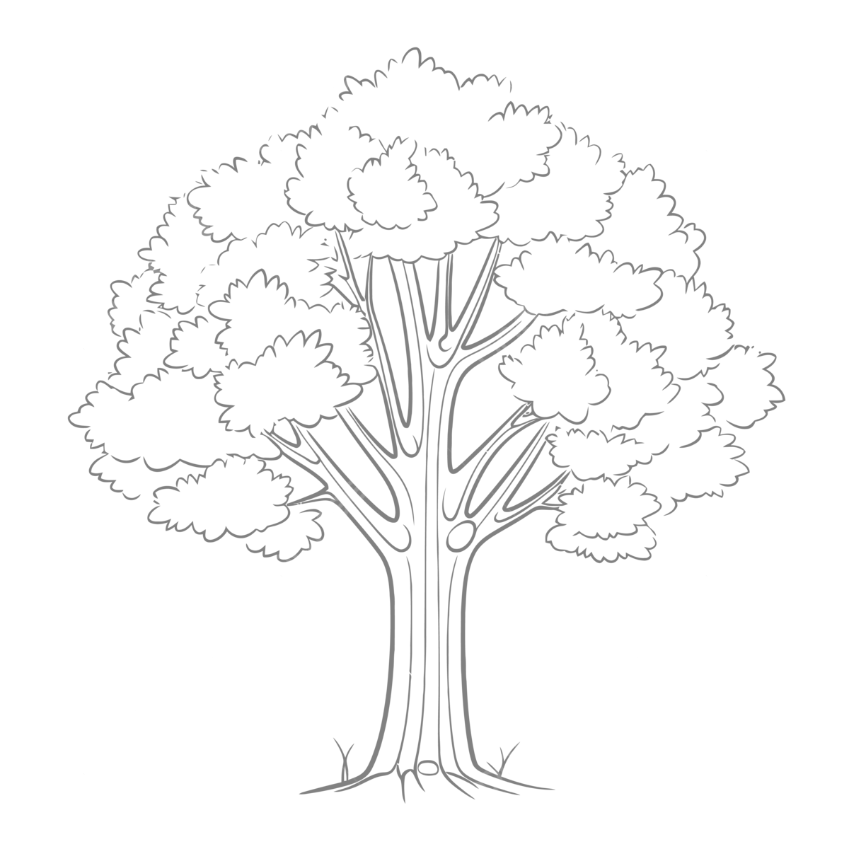 Free Printable Tree Coloring Pages