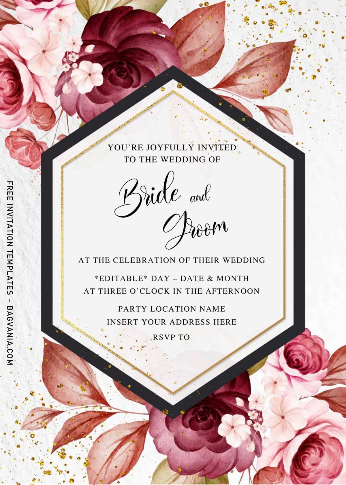 Free Wedding Invitation Templates Printable