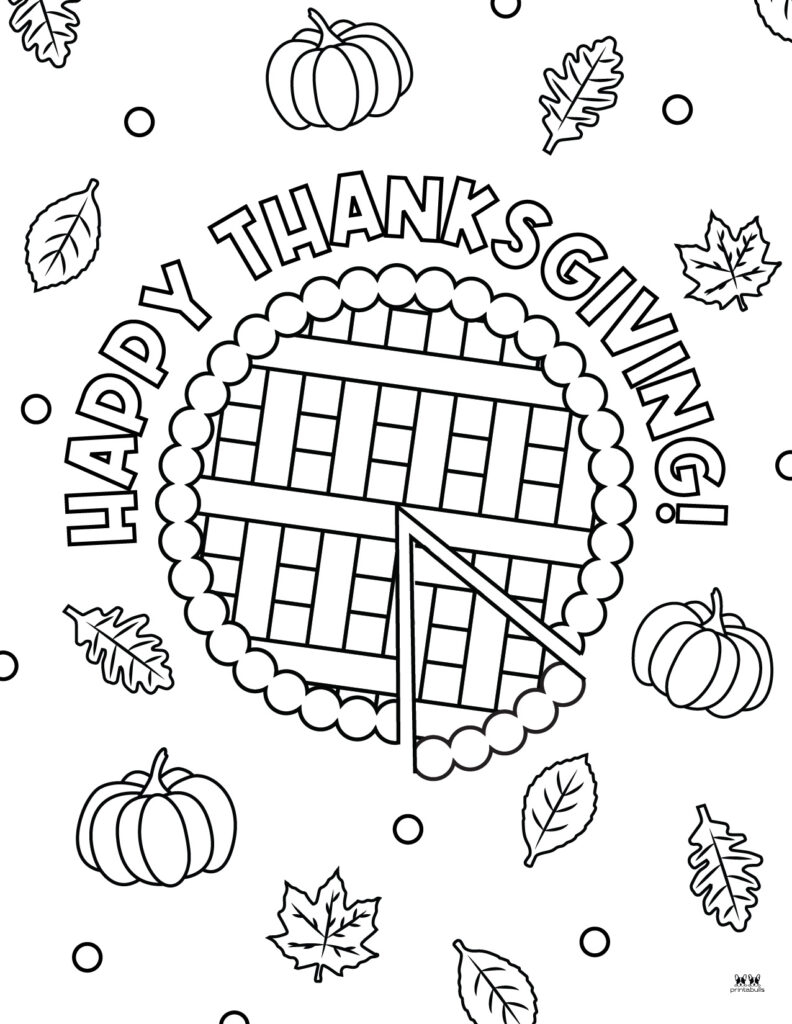 Printable Thanksgiving Coloring Book